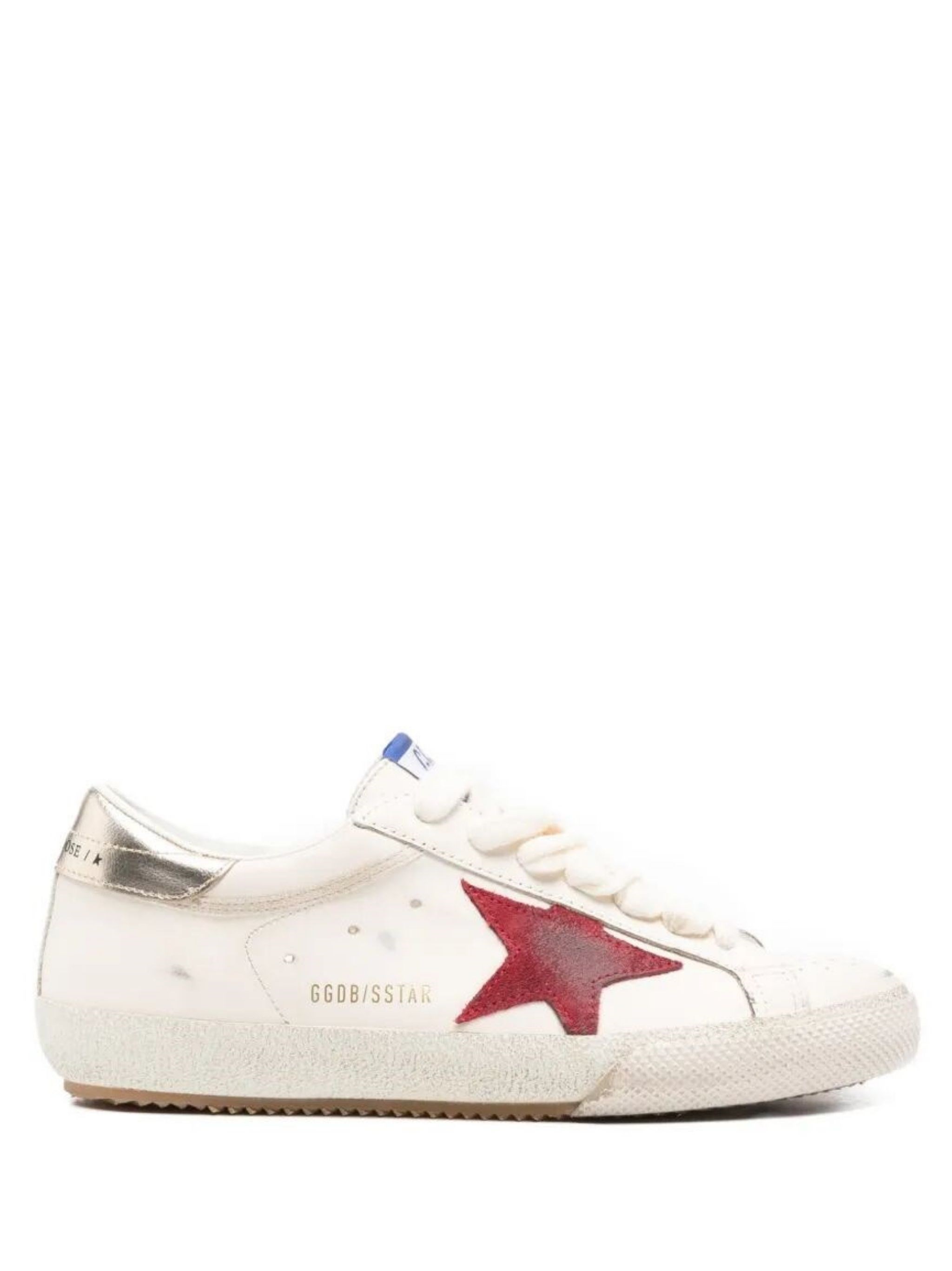 Golden Goose GOLDEN GOOSE "Super Star" Leather Upper Suede Star Laminated Heel　GOLDEN GOOSE「スーパースター」レザーアッパースエードスターラミネートヒール