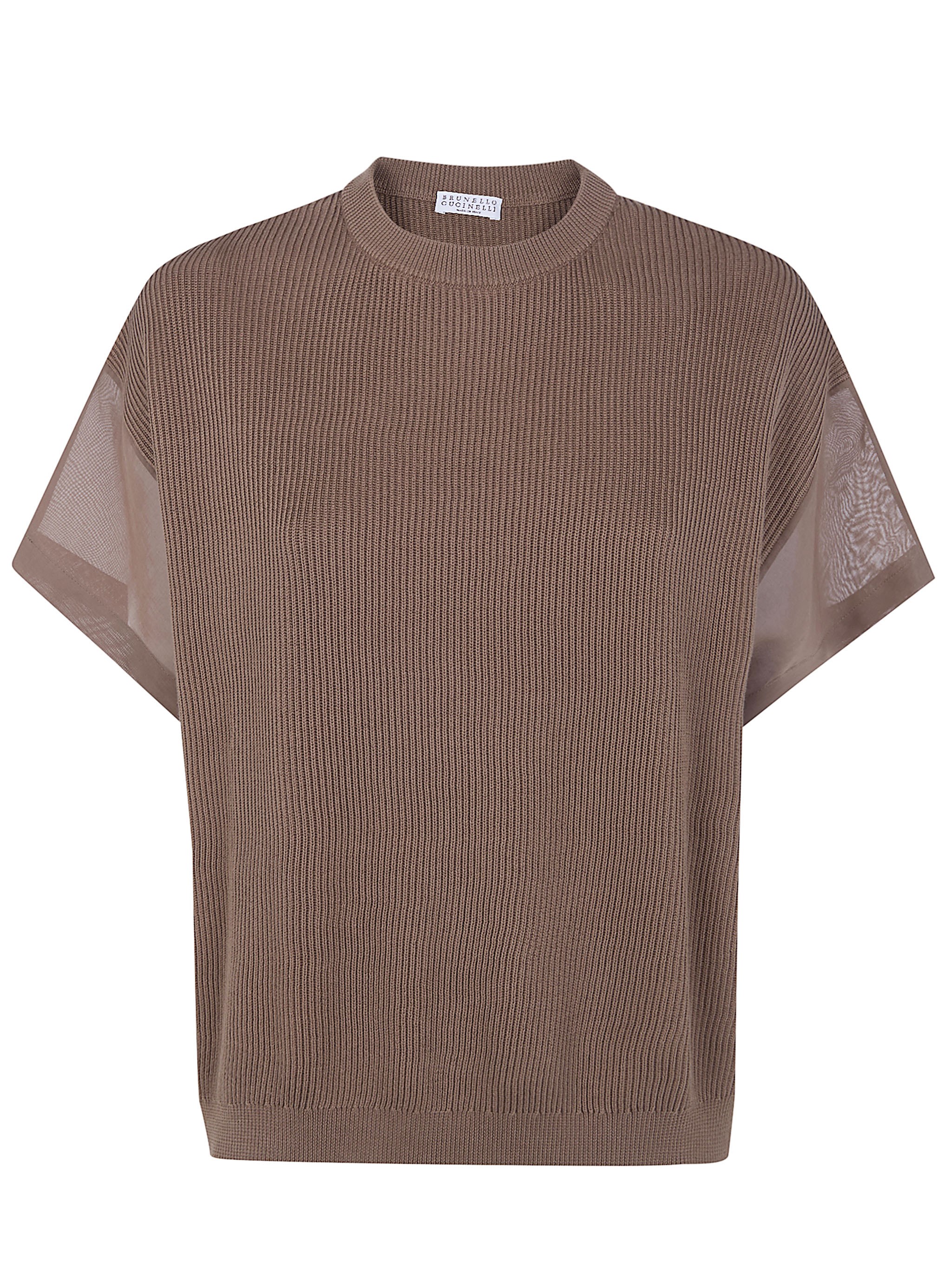 BRUNELLO CUCINELLI Short Sleeves Sweater
