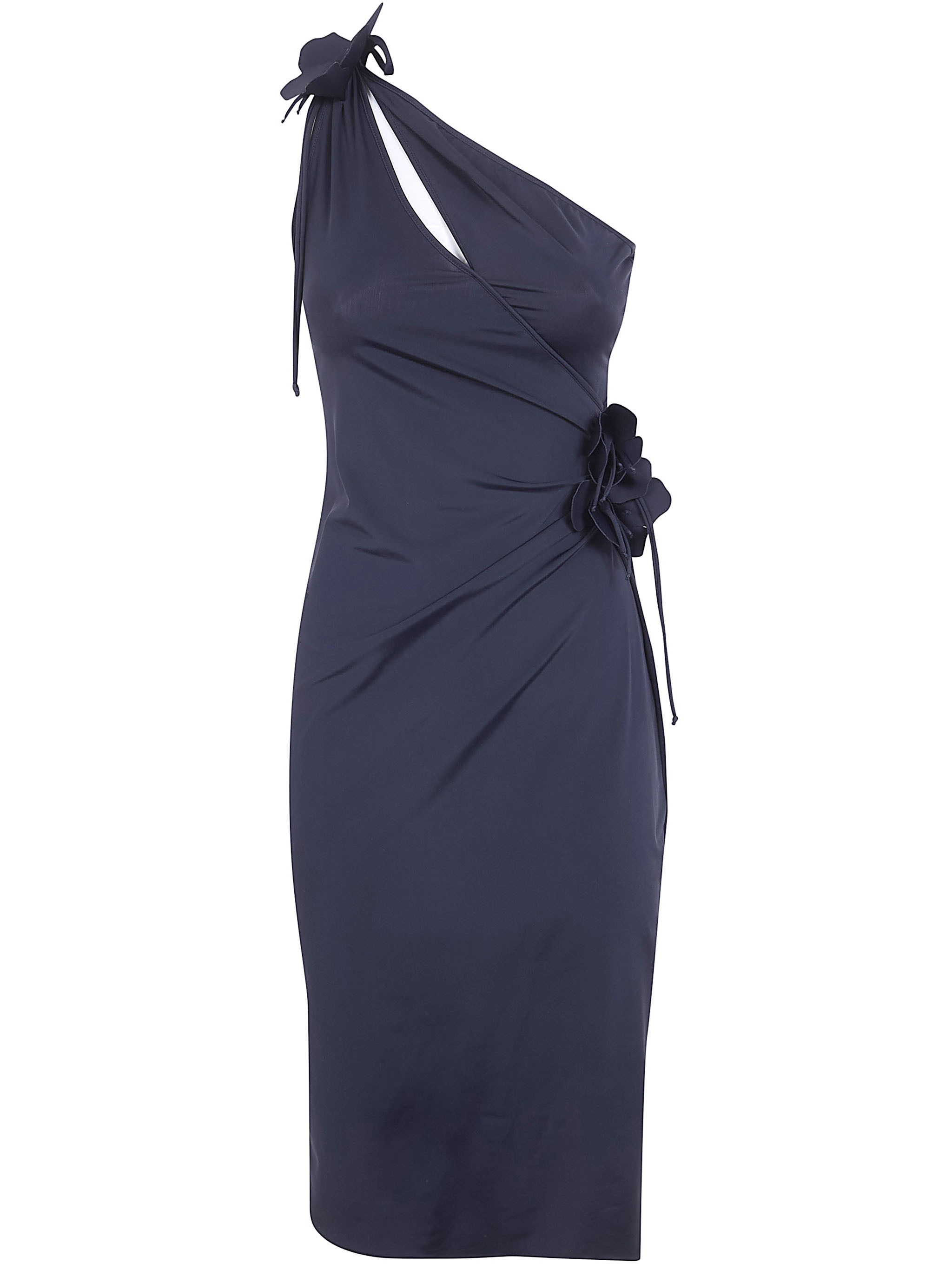 COPERNI Asymmetric Mini Flower Gown