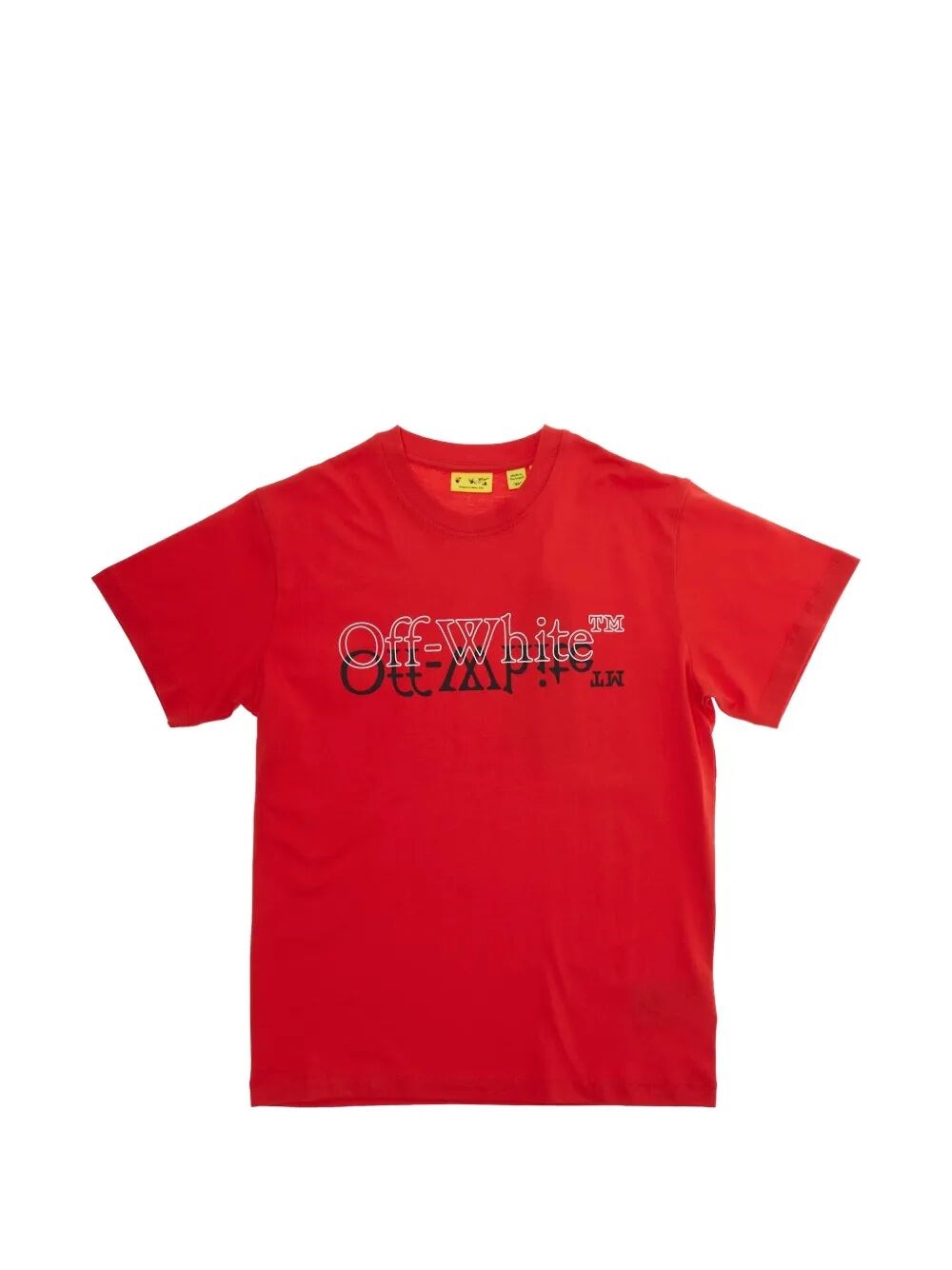 OFF WHITE KIDS Big Bookish Double Tee Ss