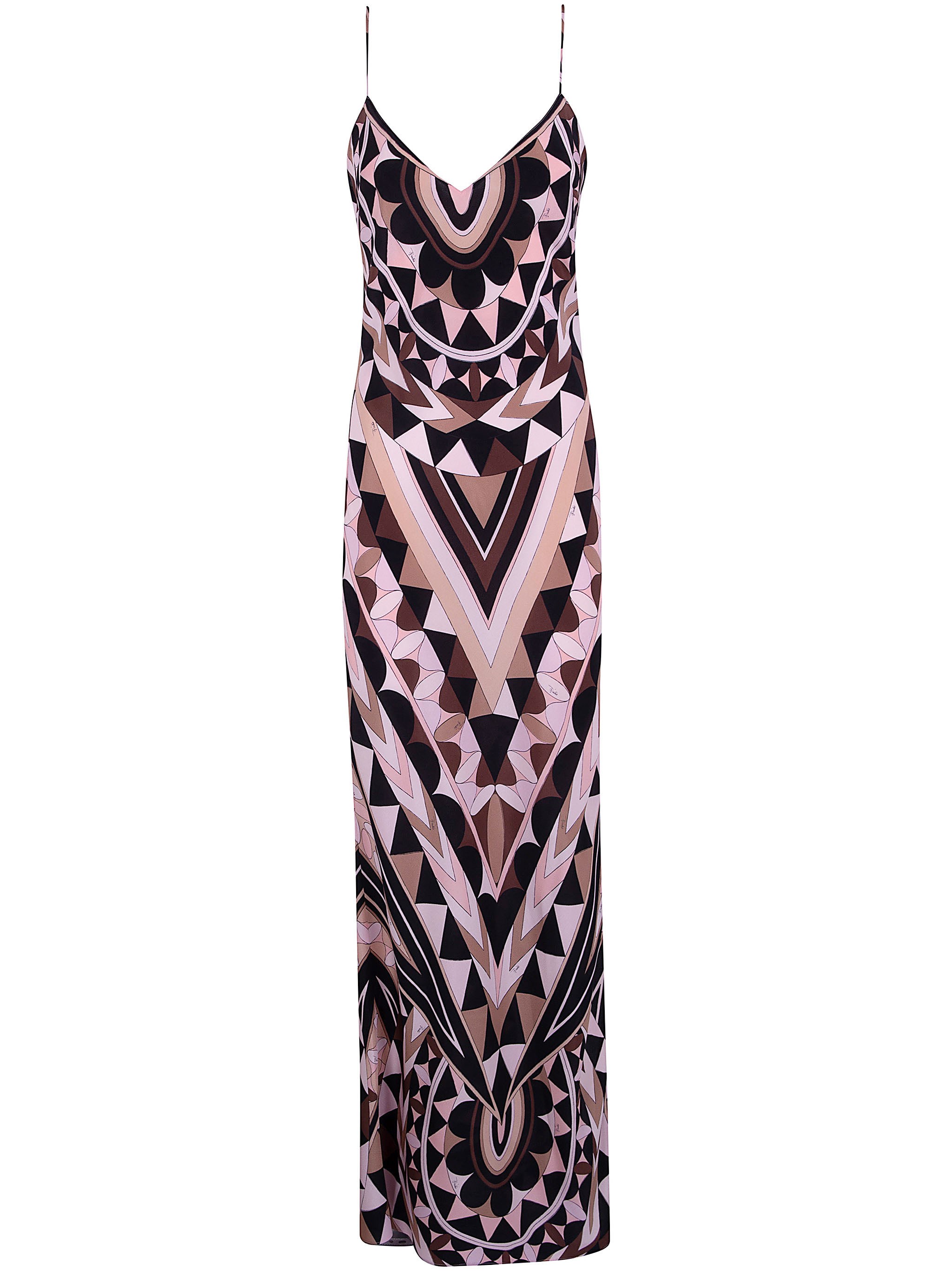 EMILIO PUCCI Crepe De Chine Midi Dress