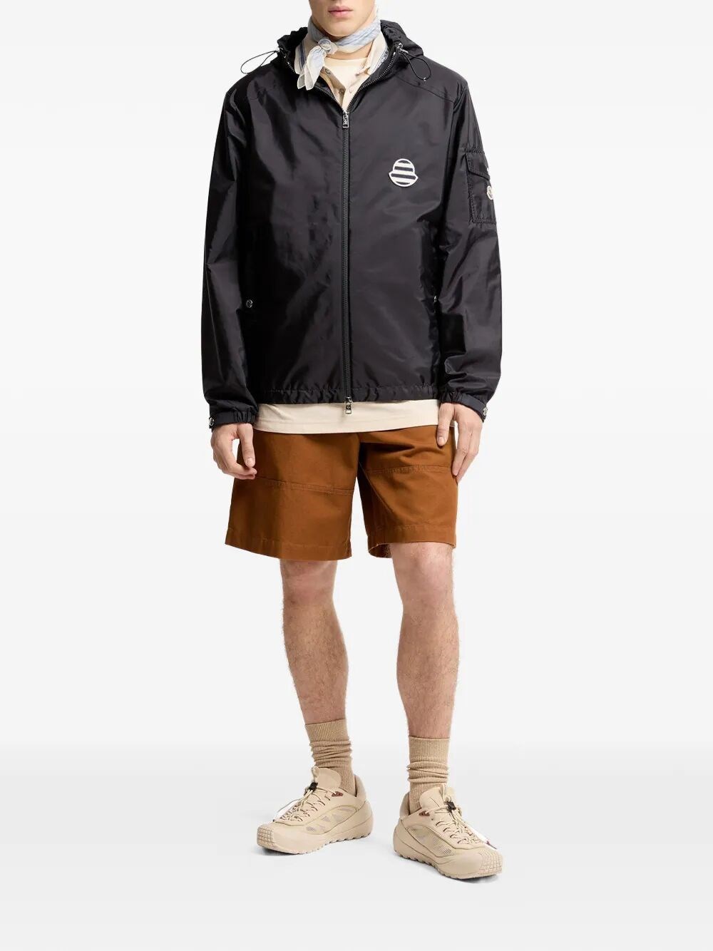 Giacca Moncler Mornay in nylon tecnico eco