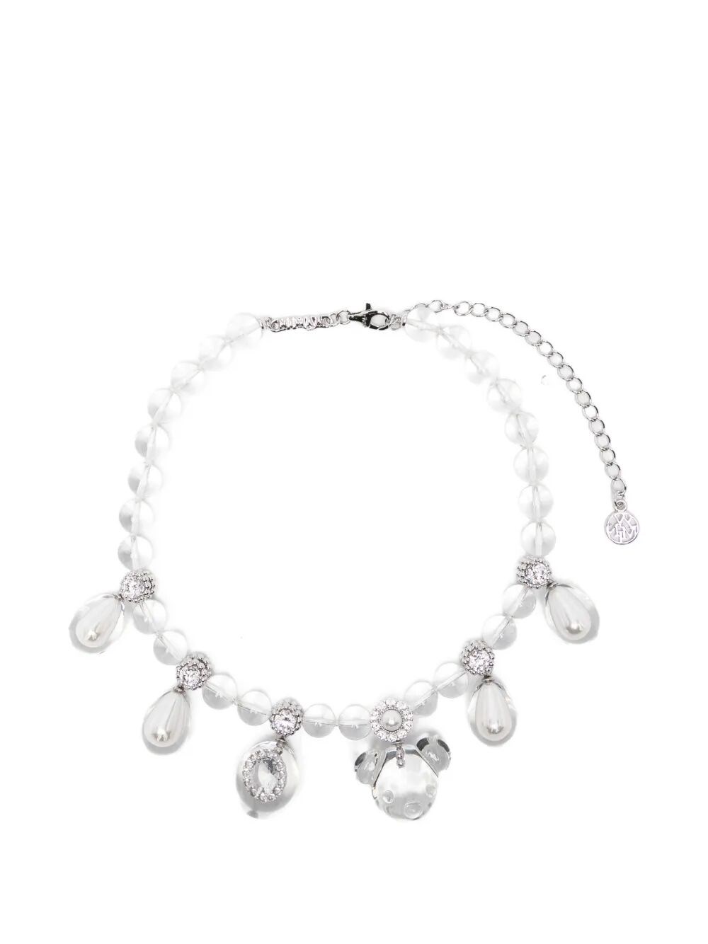 YVMIN Deconstructed 'Grape Bear' Short Necklace Brass 18K Gold Plated