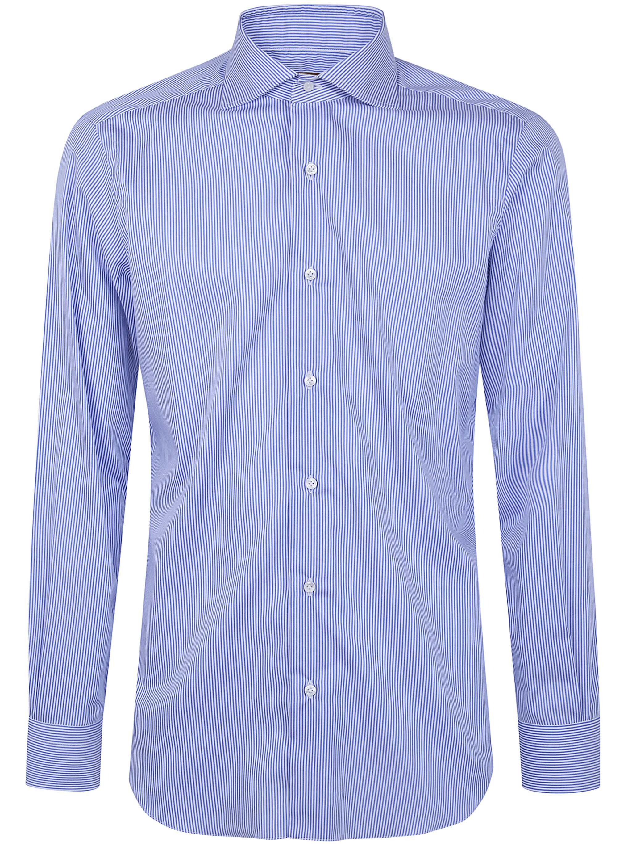 BARBA NAPOLI Classic Cotton Twill "Stright Bacchetta" Shirt