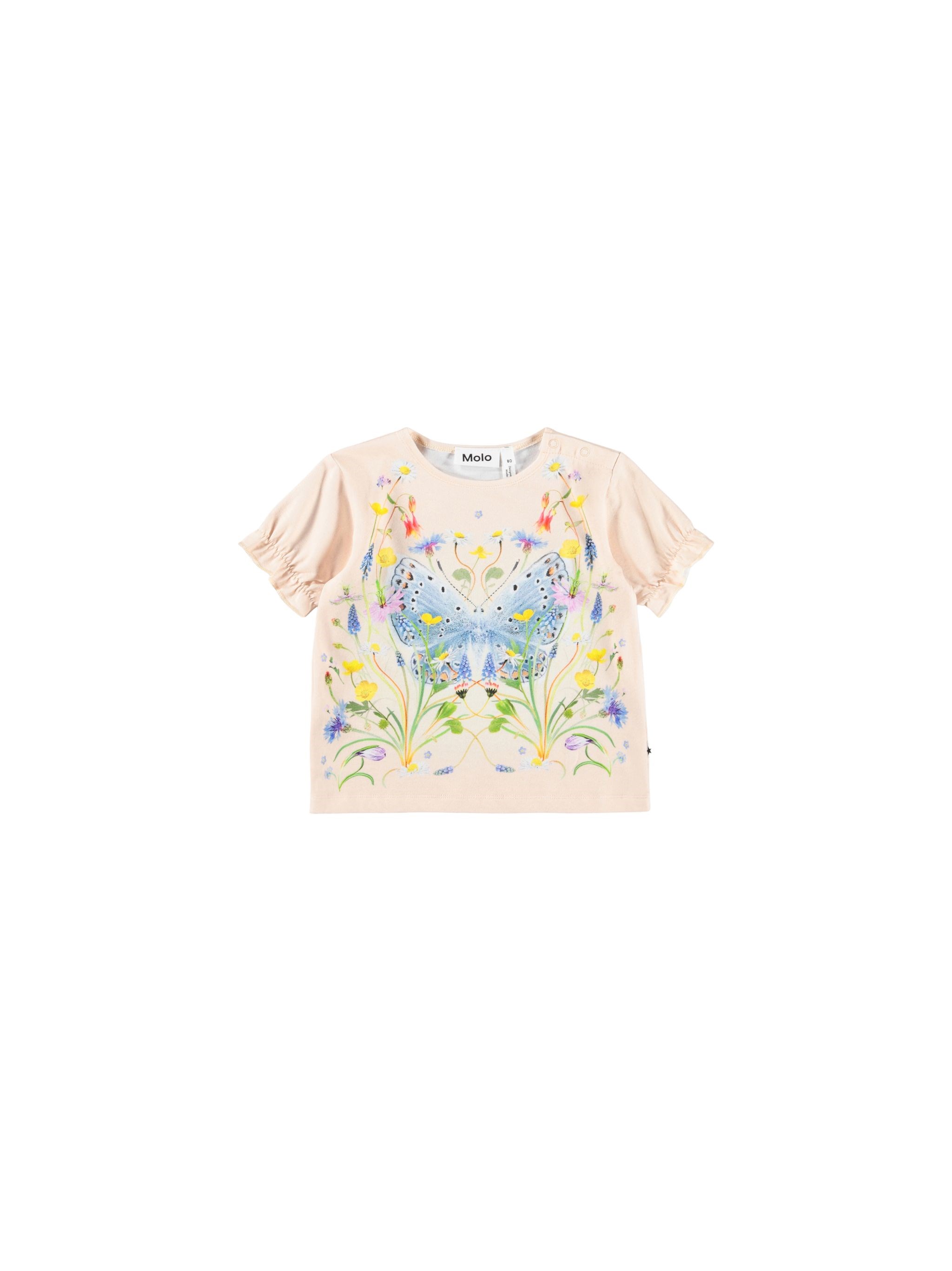 Molo Eline Short Sleeves T-shirt In Multi