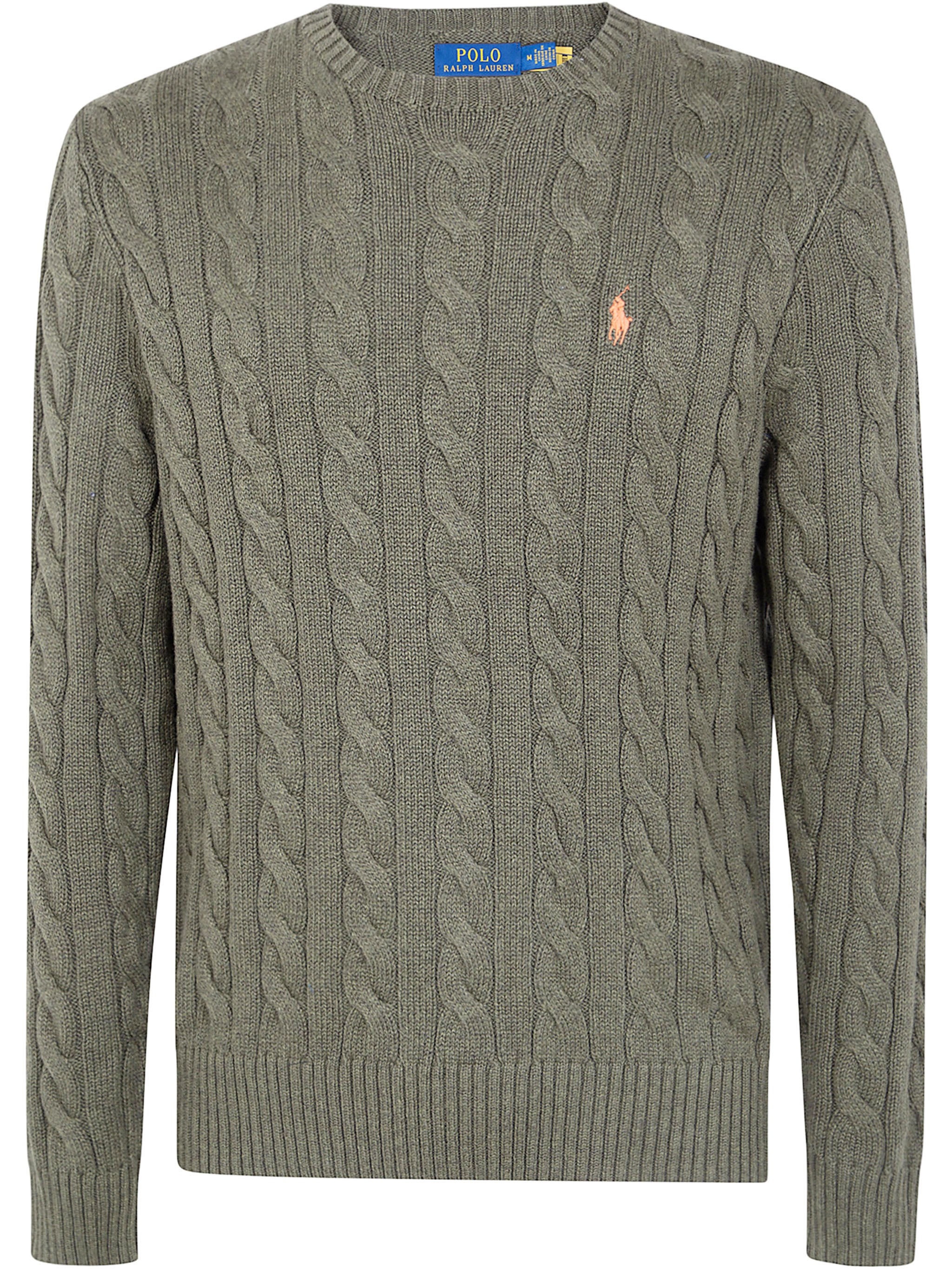 POLO RALPH LAUREN Long Sleeves Round Neck Rib Sweater