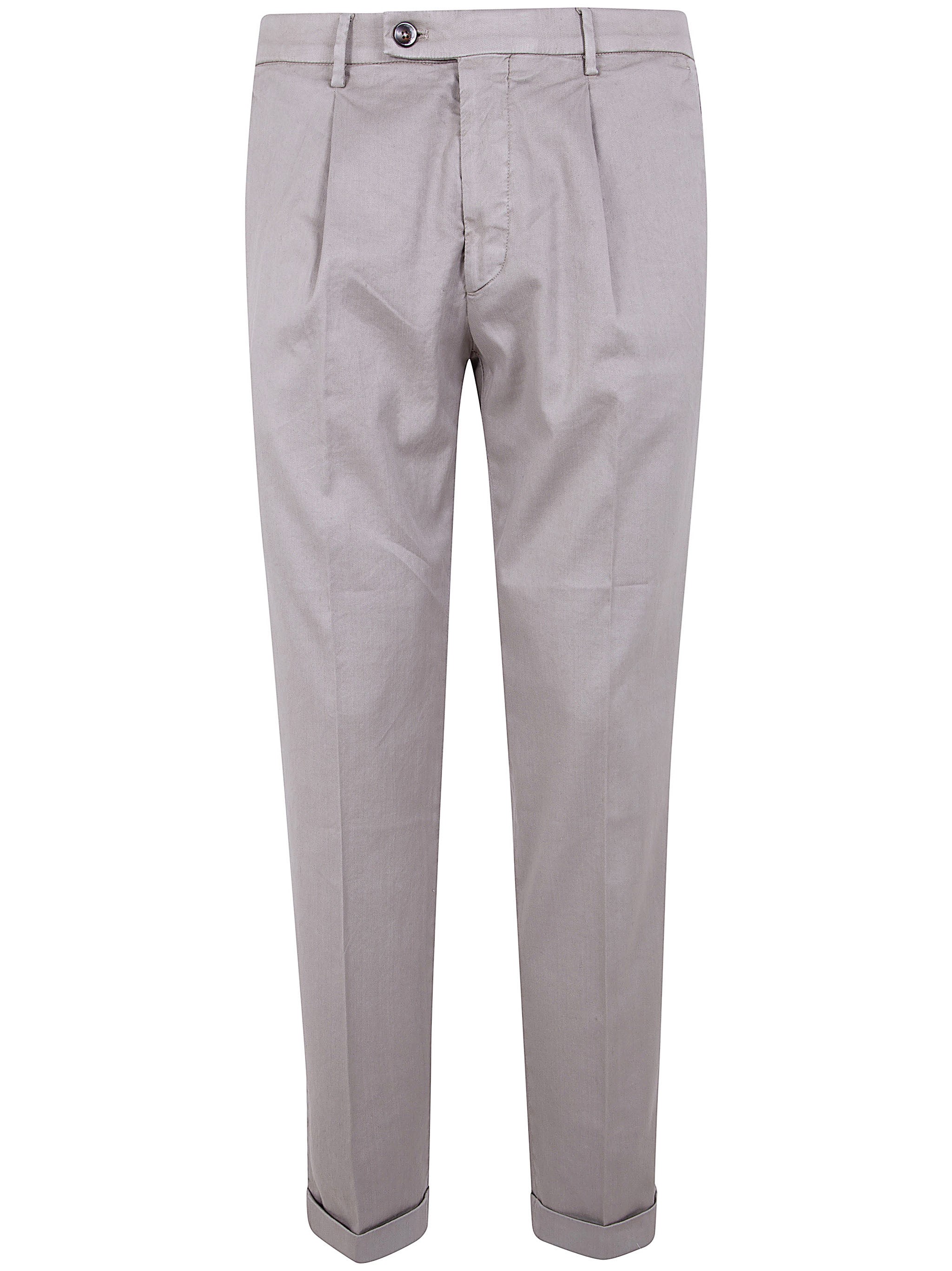 MICHAEL COAL Linen Classic Trousers