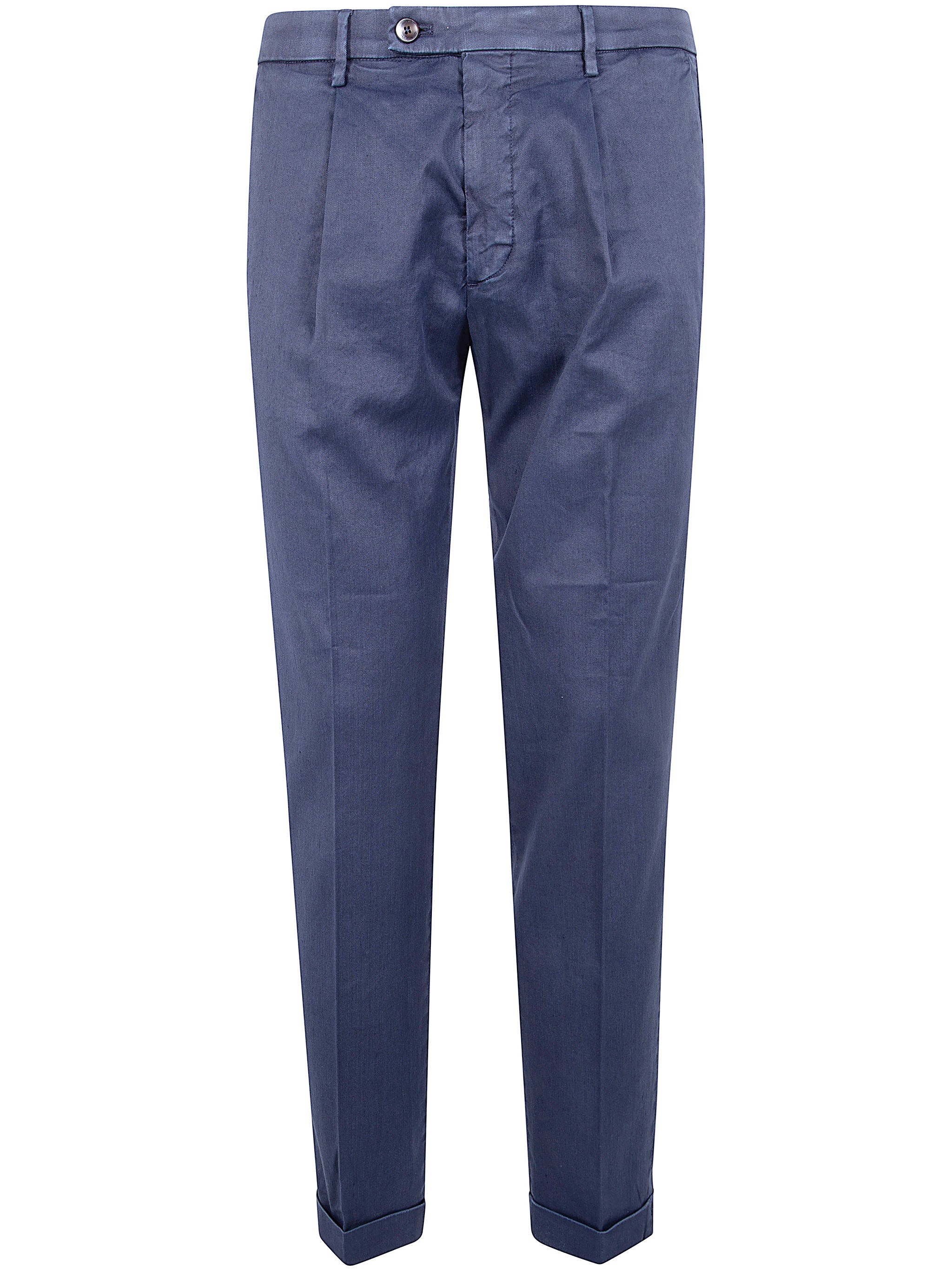 MICHAEL COAL Linen Classic Trousers