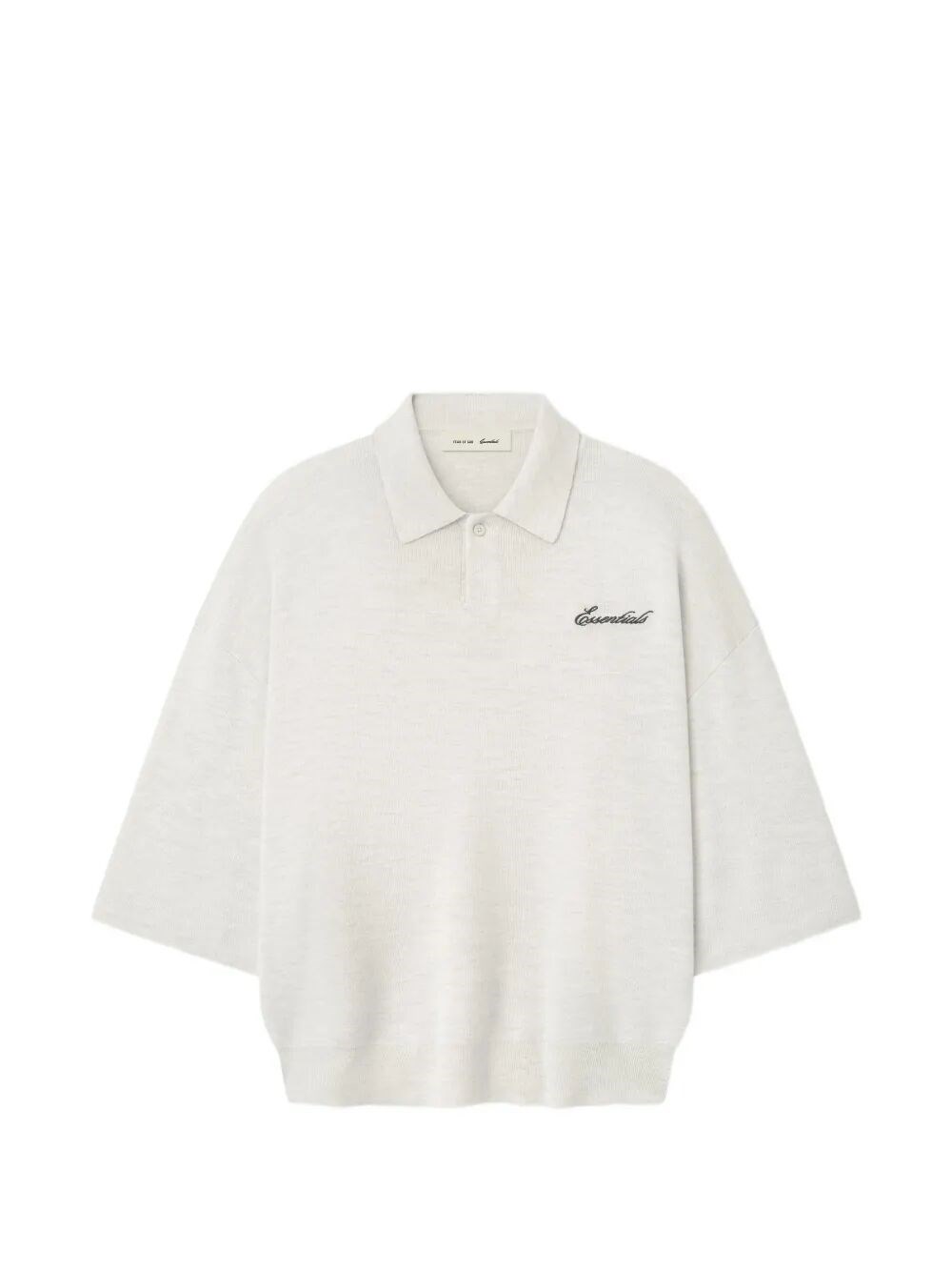FEAR OF GOD ESSENTIALS Signature 3/4 Sleeve 90`S Knit Polo