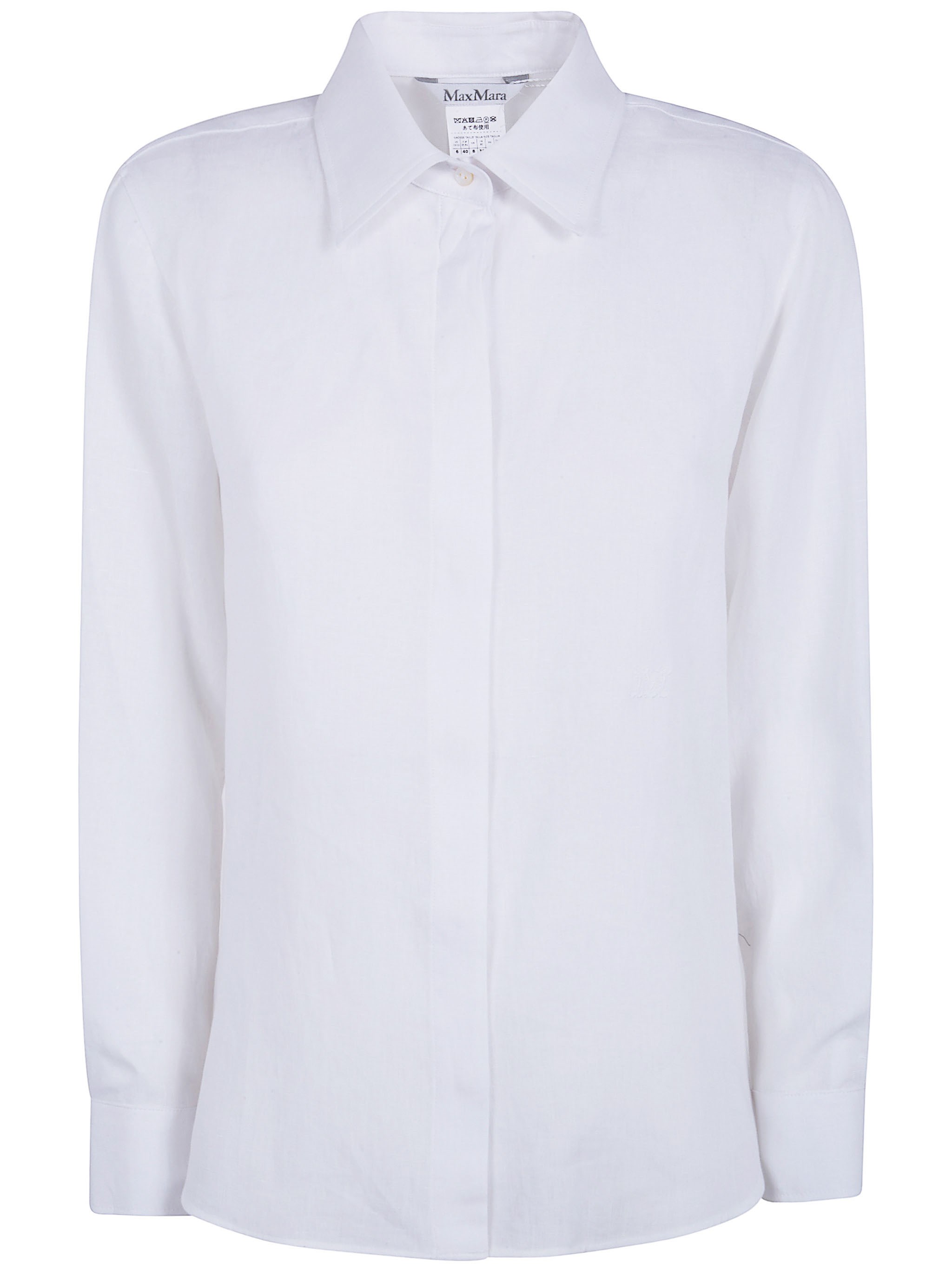 Max Mara "Falasco" Linen Classic Shirt