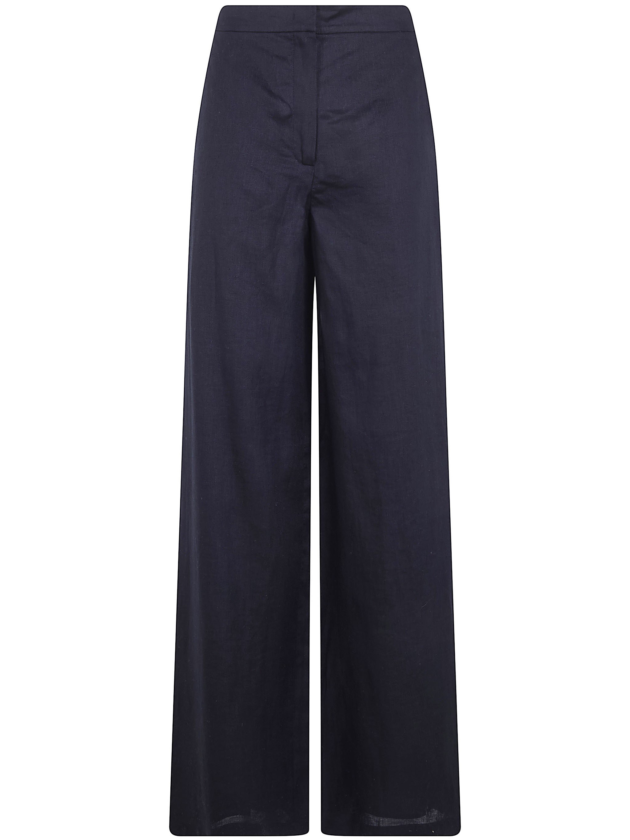 MAX MARA STUDIO "Tapioca" Linen Classic Trousers　MAX MARA STUDIO "Tapioca" リネンクラシックトラウザーズ MAX
