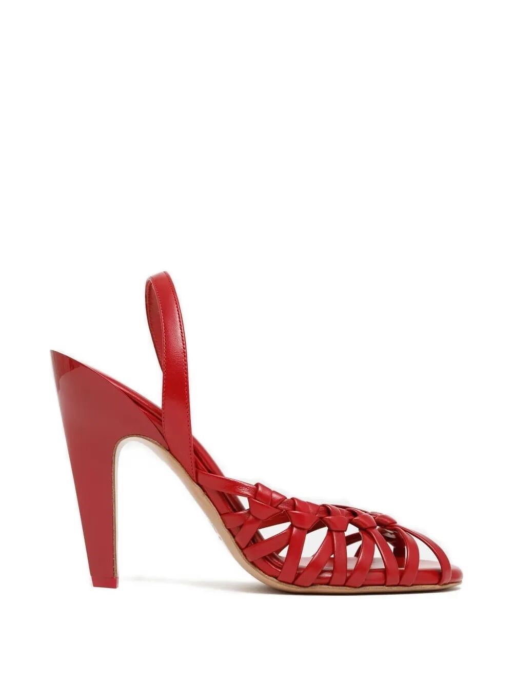 Chloé Estra High Heel Sandals In Red
