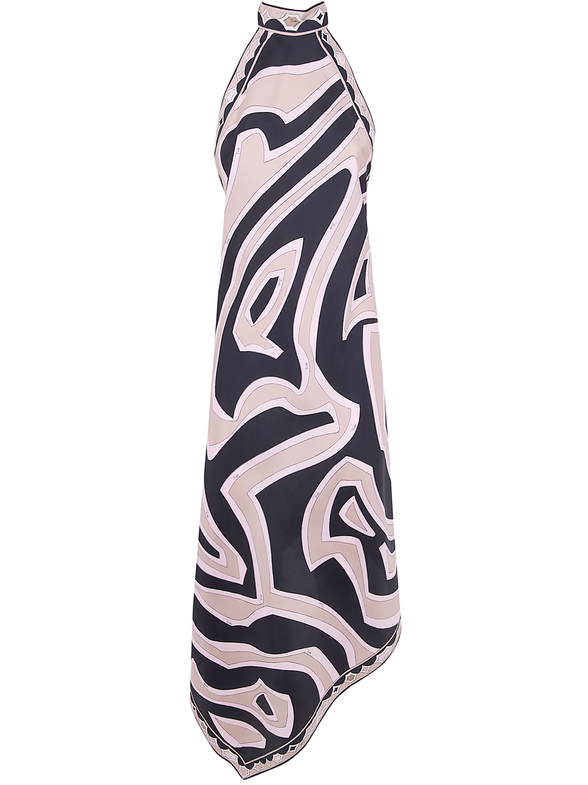 EMILIO PUCCI Silk Twill Midi Dress