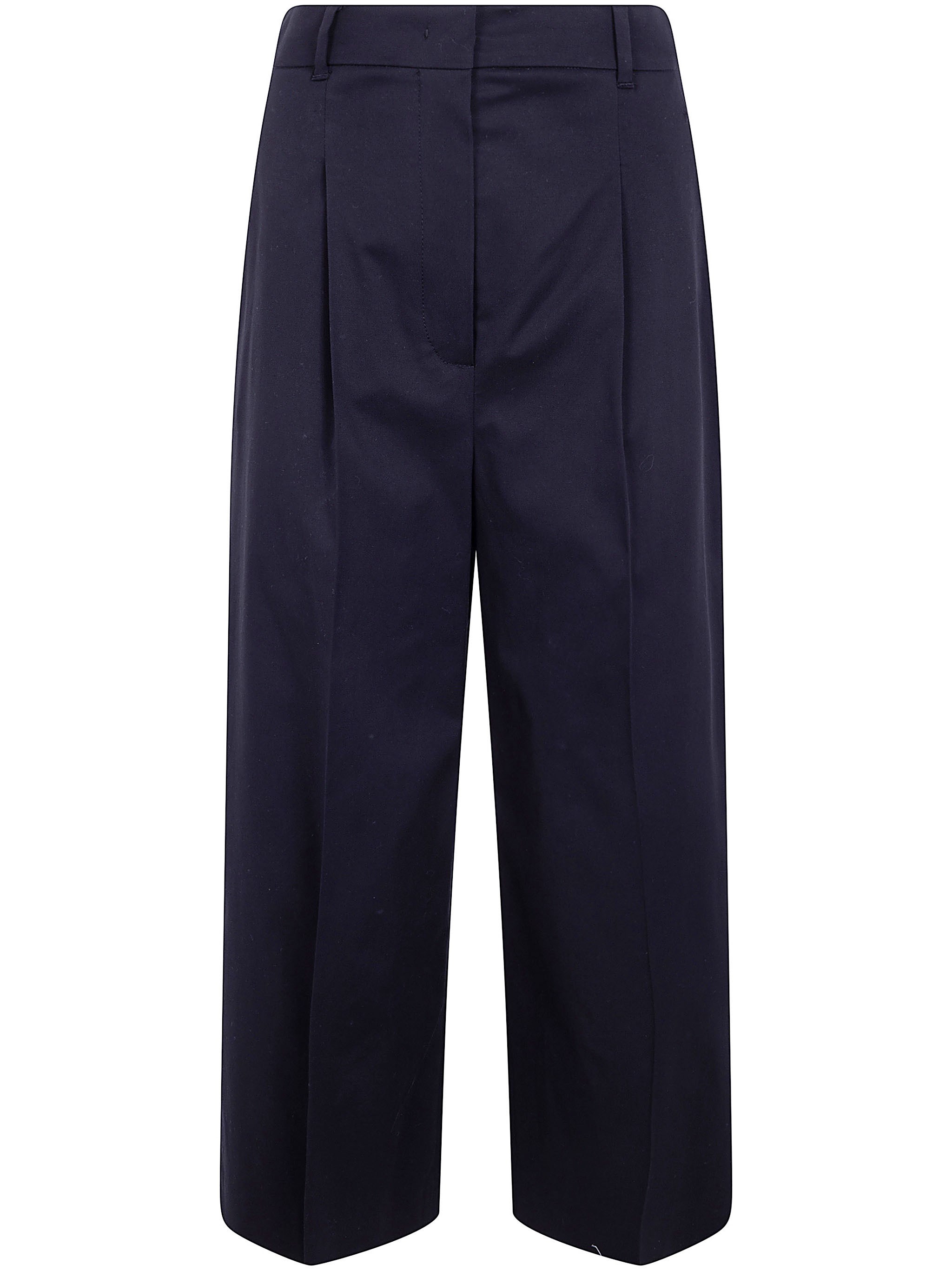 MAX MARA STUDIO "Tequila" Cotton Wide Leg Trousers　MAX MARA STUDIO "Tequila" コットン ワイドレッグ パンツ MAX