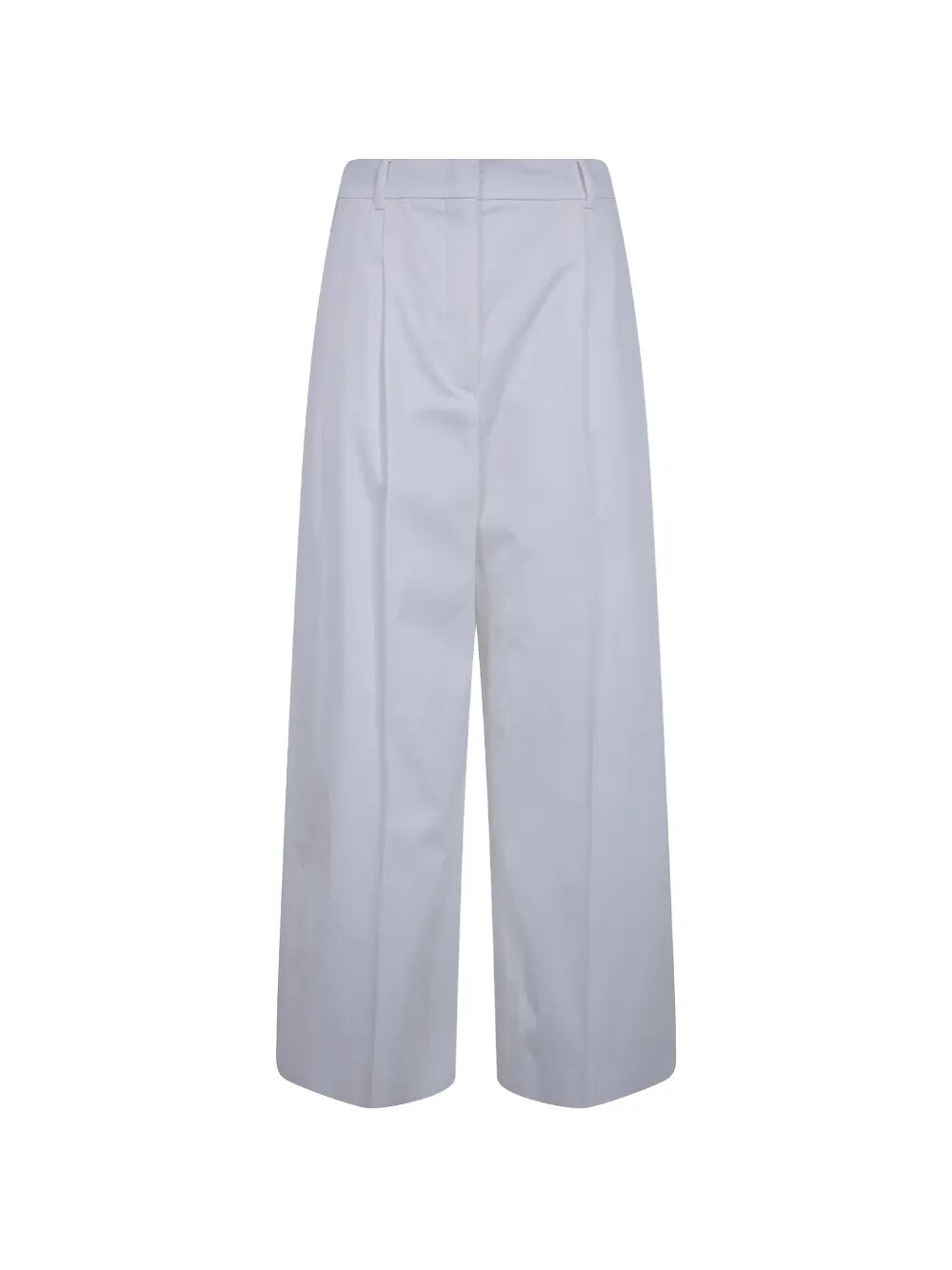 MAX MARA STUDIO "Tequila" Cotton Wide Leg Trousers