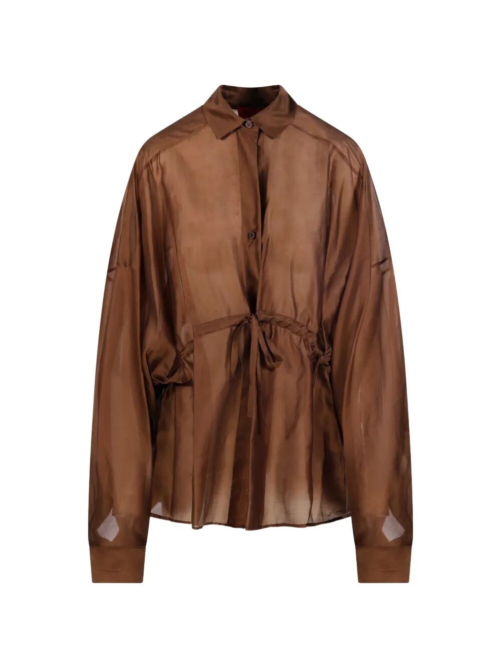 The Latest Dalida Light Mussola Shirt In Brown