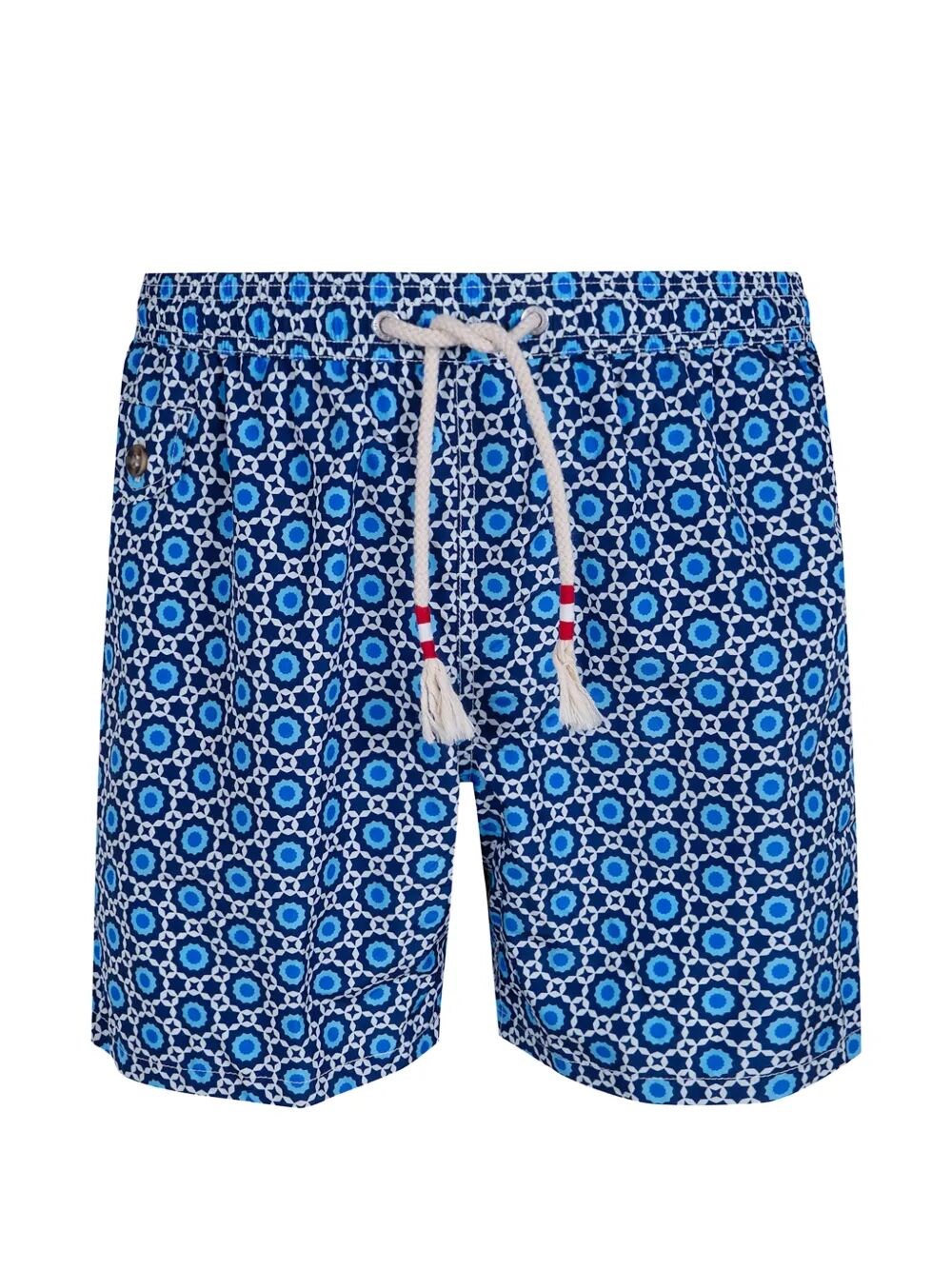MC2 SAINT BARTH Lighting 70 Geo Kaleidos Swim Shorts