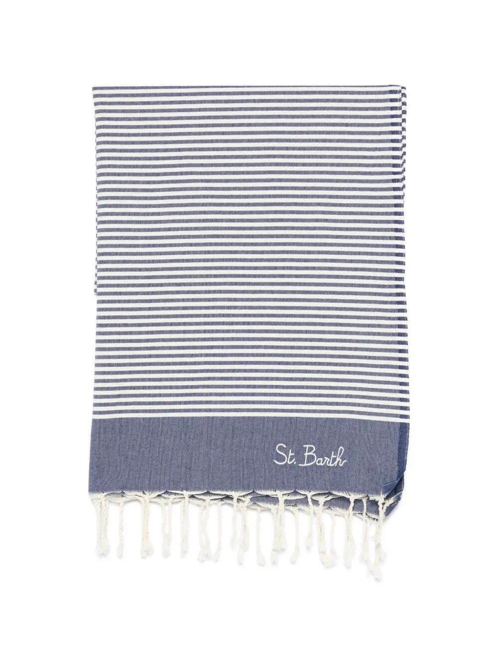 MC2 SAINT BARTH Foutas Horizontal Stripes Sea Towel