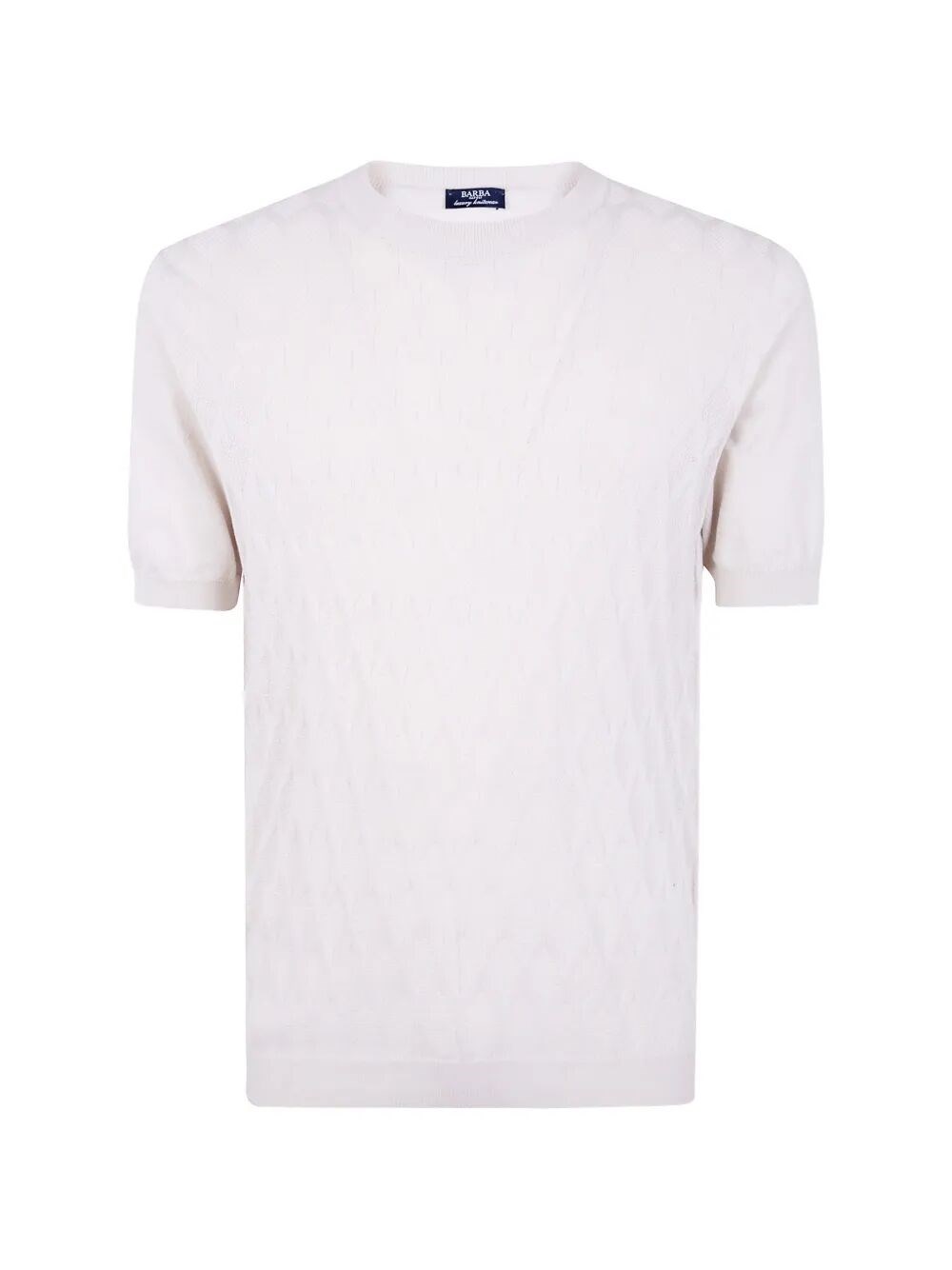 BARBA NAPOLI Embroidered Fancy Round Neck Sweater