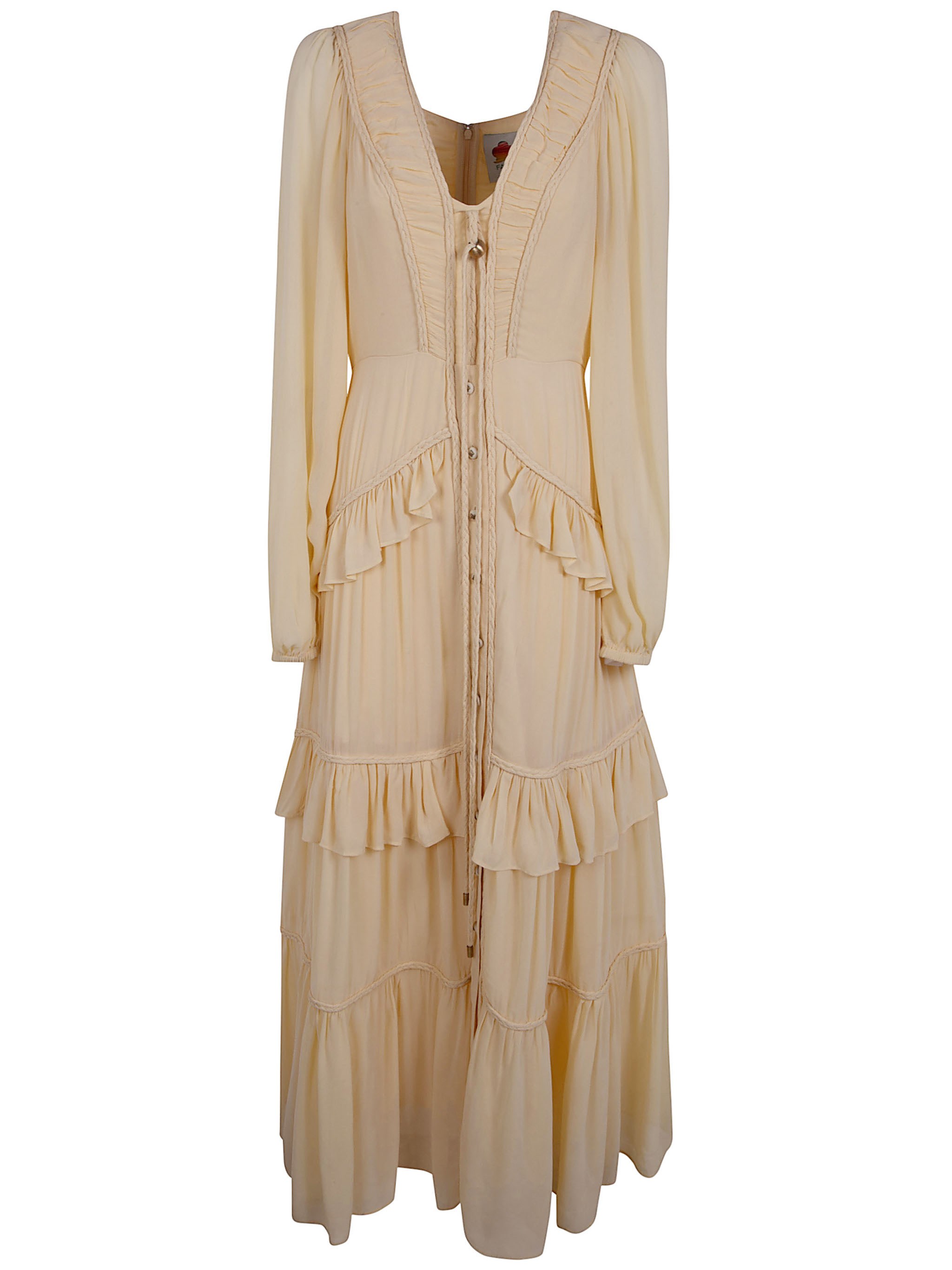 FARM RIO Maxi Braided Dress