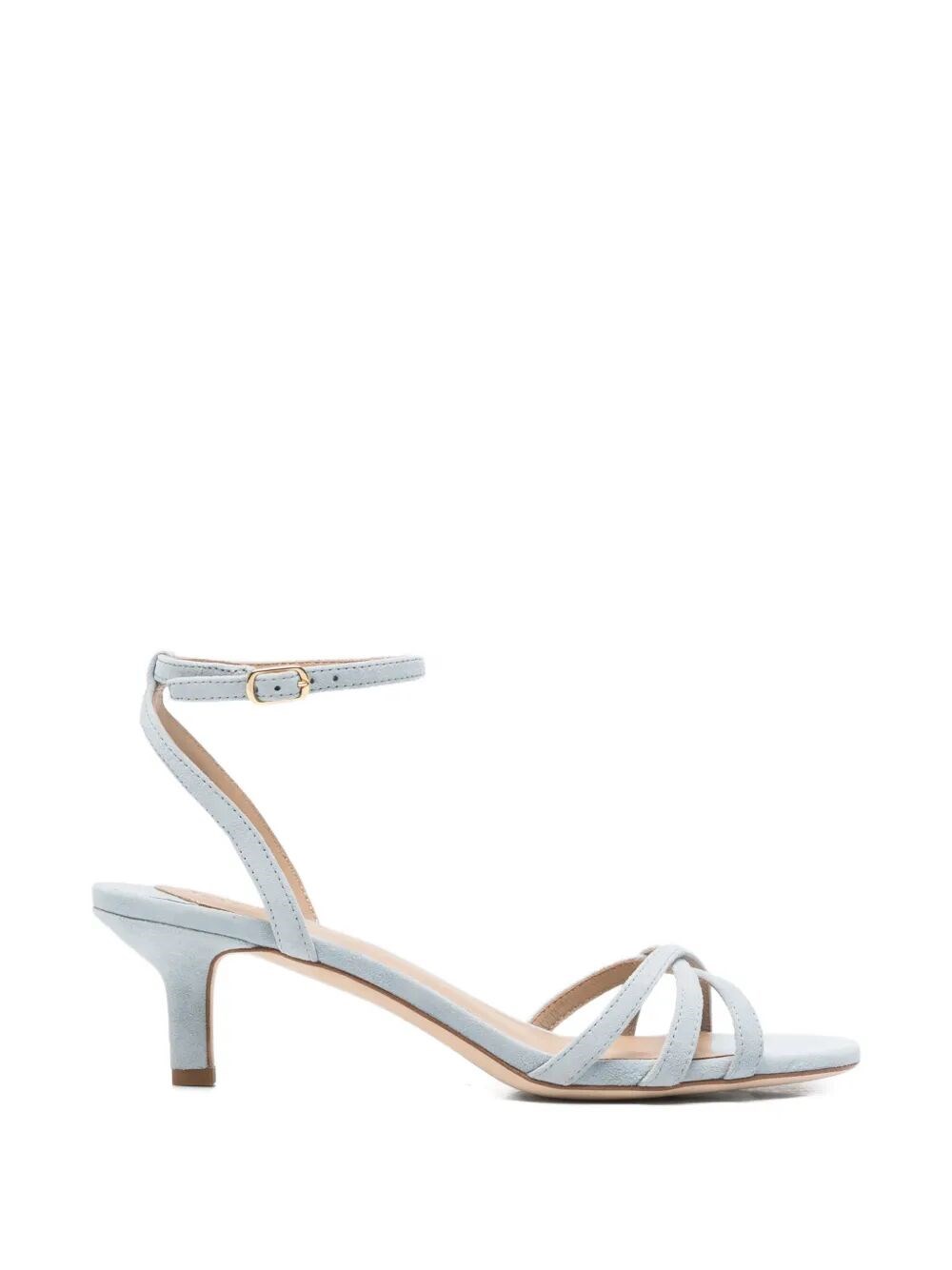 LAUREN RALPH LAUREN "Kendyl" Kitten Midi Heel Sandals