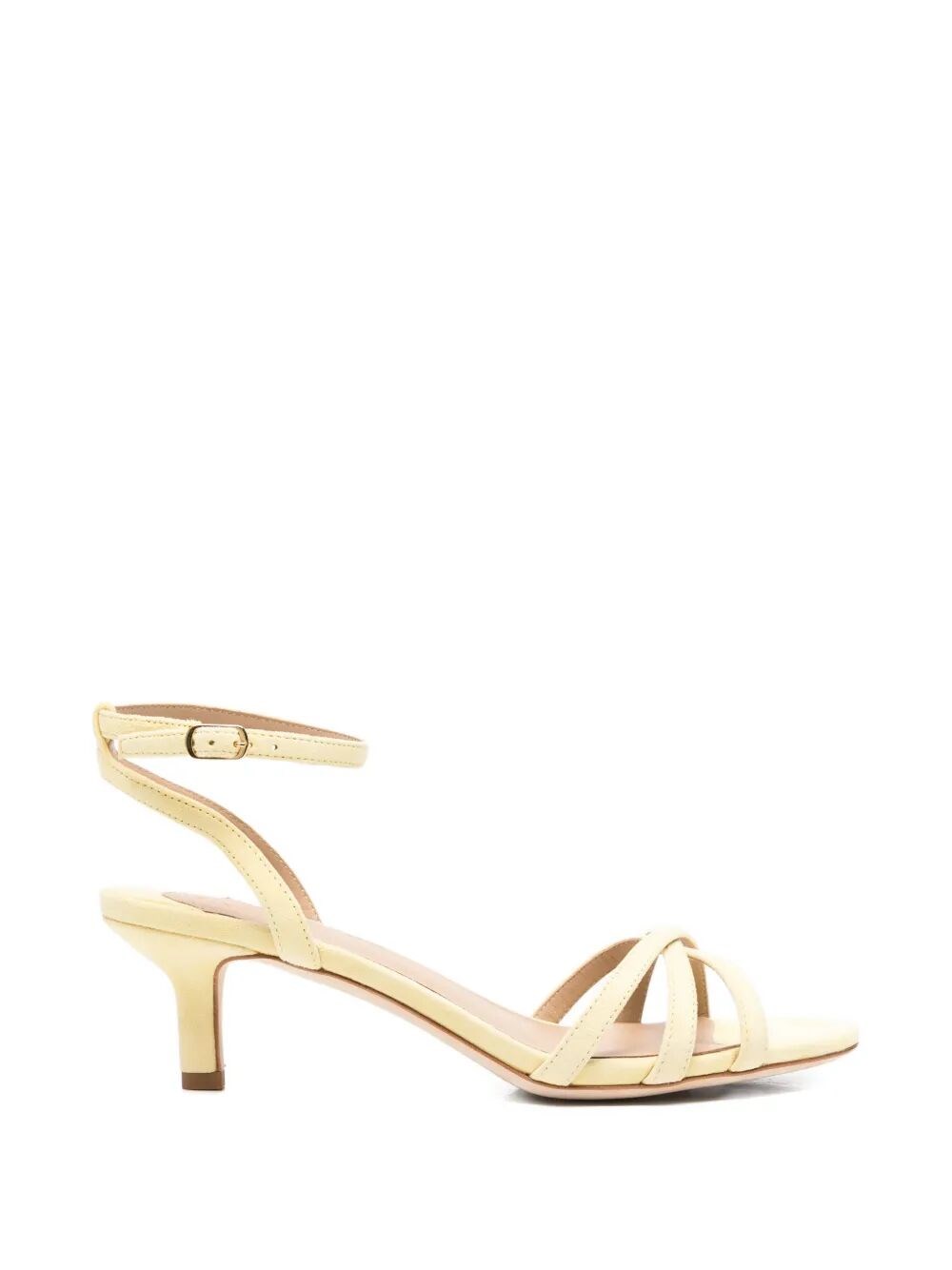 LAUREN RALPH LAUREN "Kendyl" Kitten Midi Heel Sandals