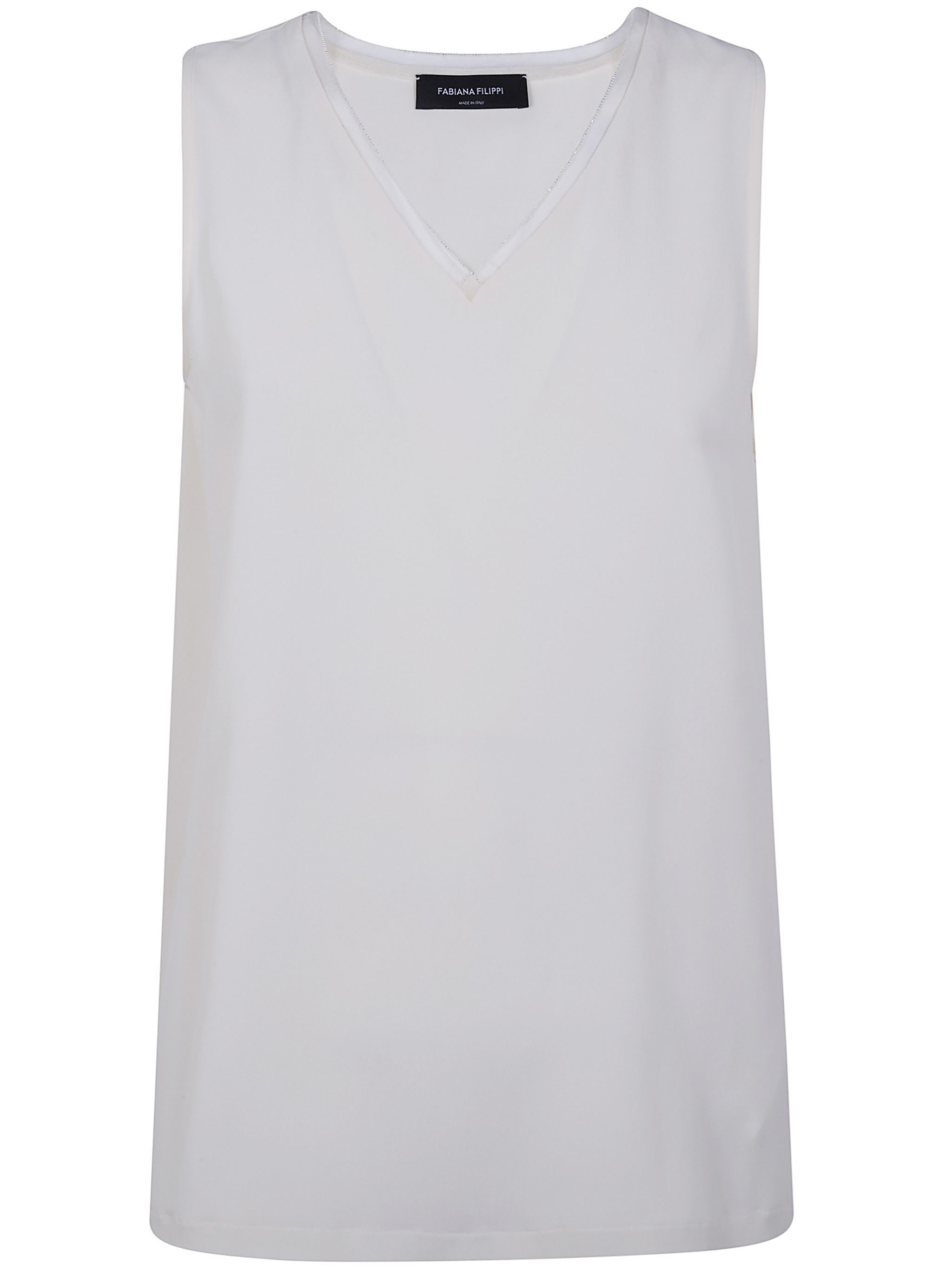 FABIANA FILIPPI Round Neck Tank Top