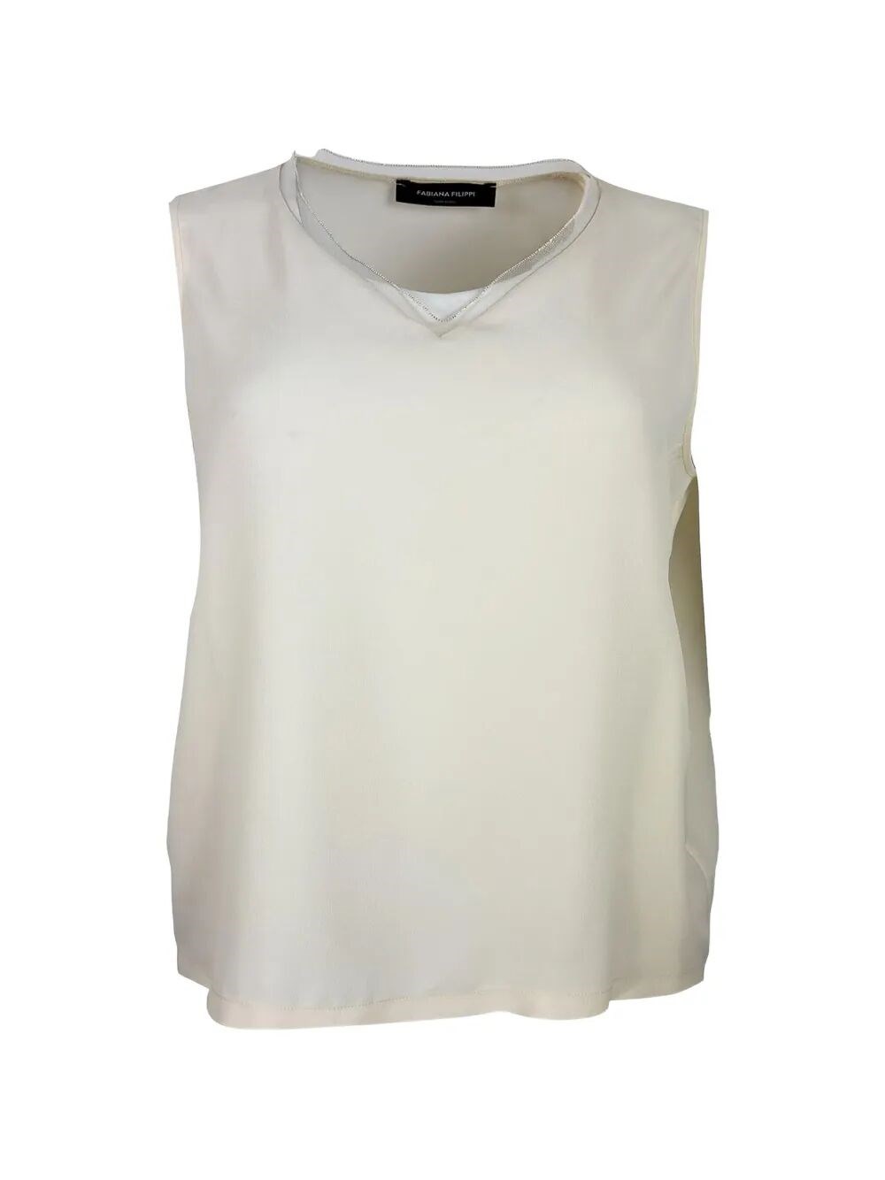 FABIANA FILIPPI Round Neck Tank Top