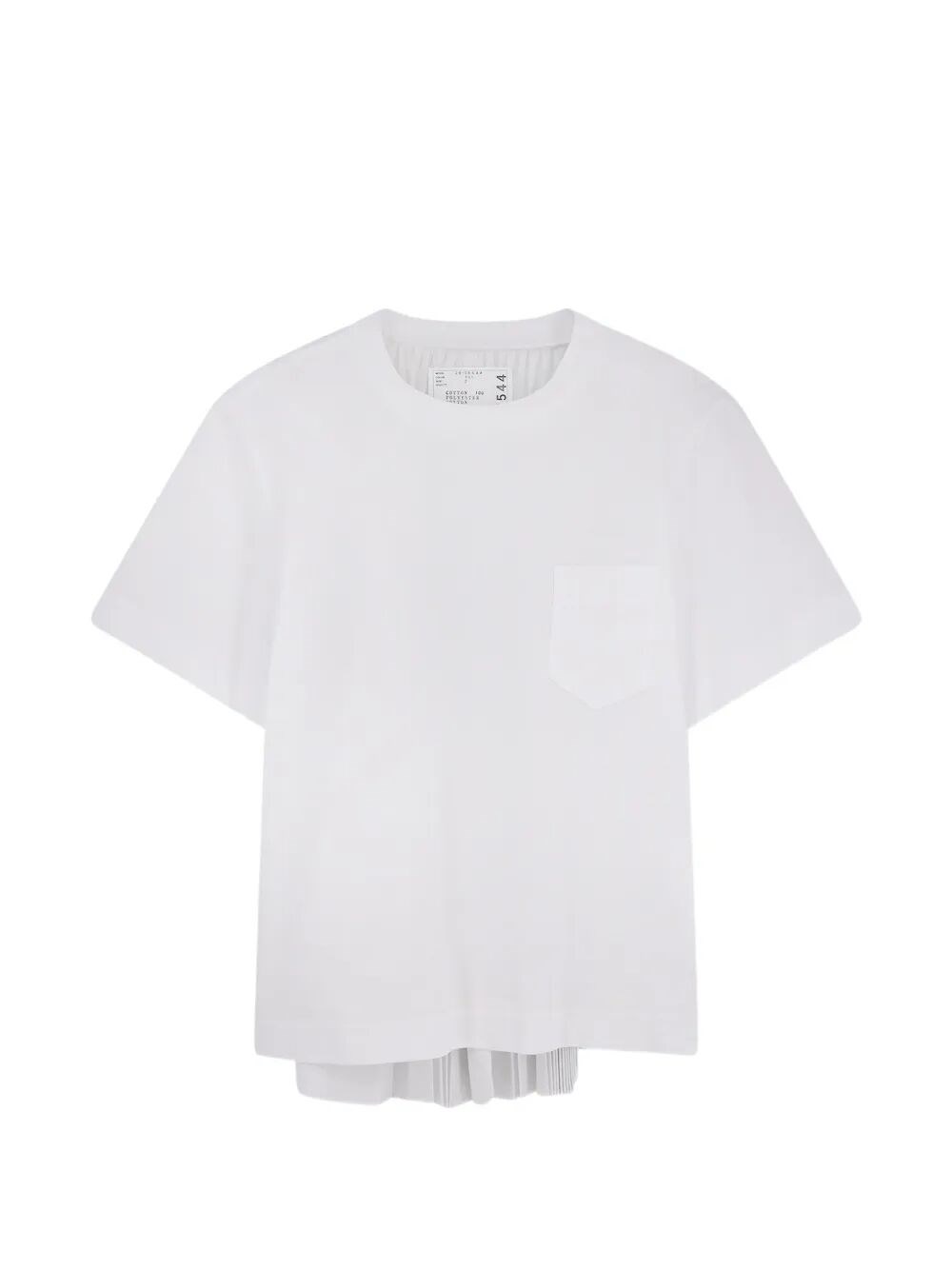 SACAI Popeline X Cotton Jersey T-Shirt