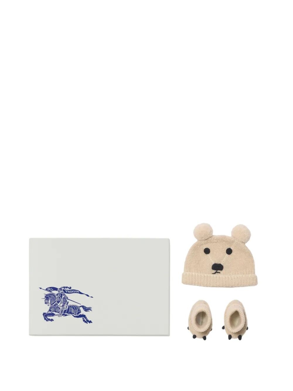 BURBERRY KIDS "Bear" Knit Set