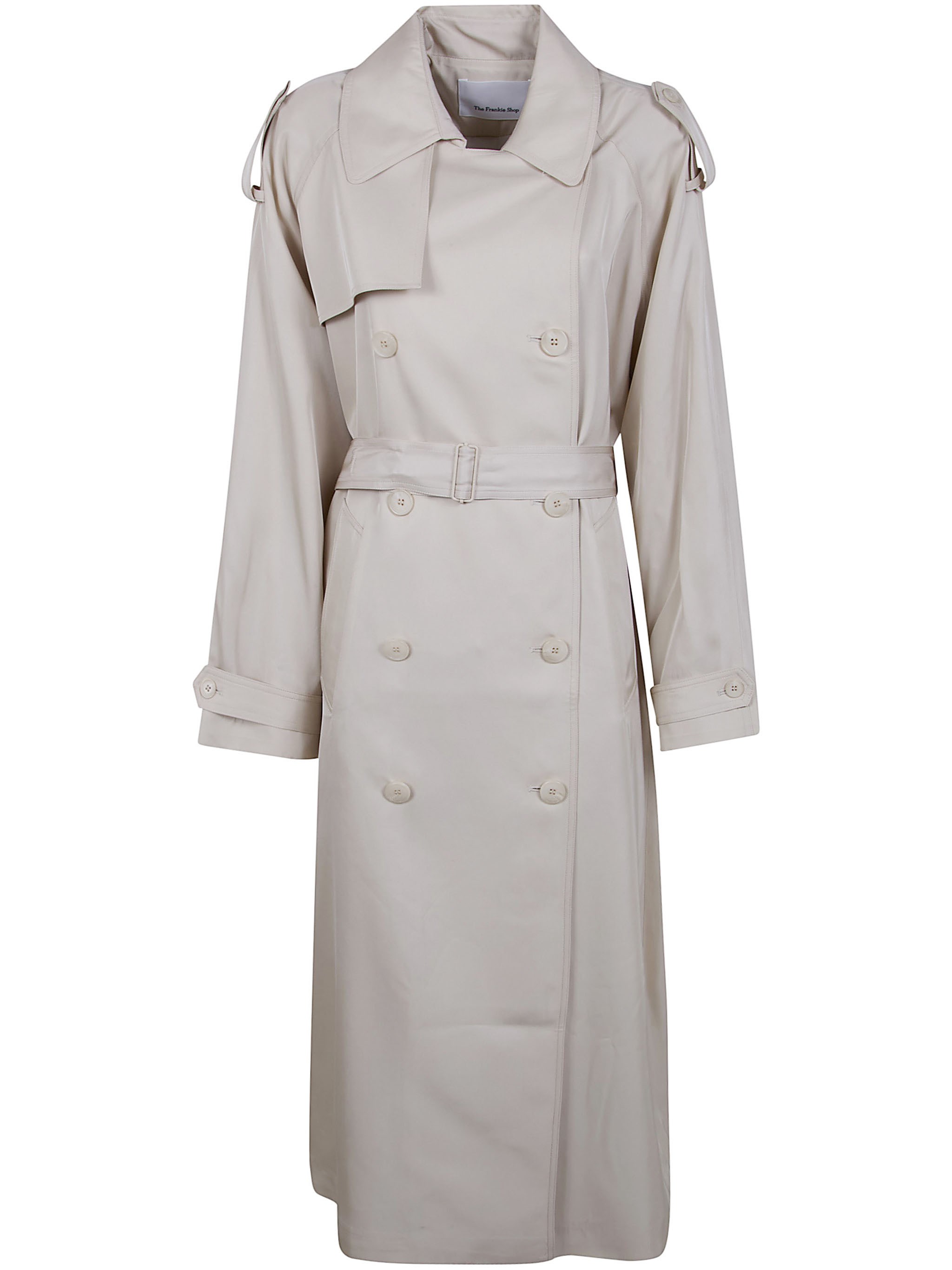 THE FRANKIE SHOP Veyron Fluid Twill Trench Coat