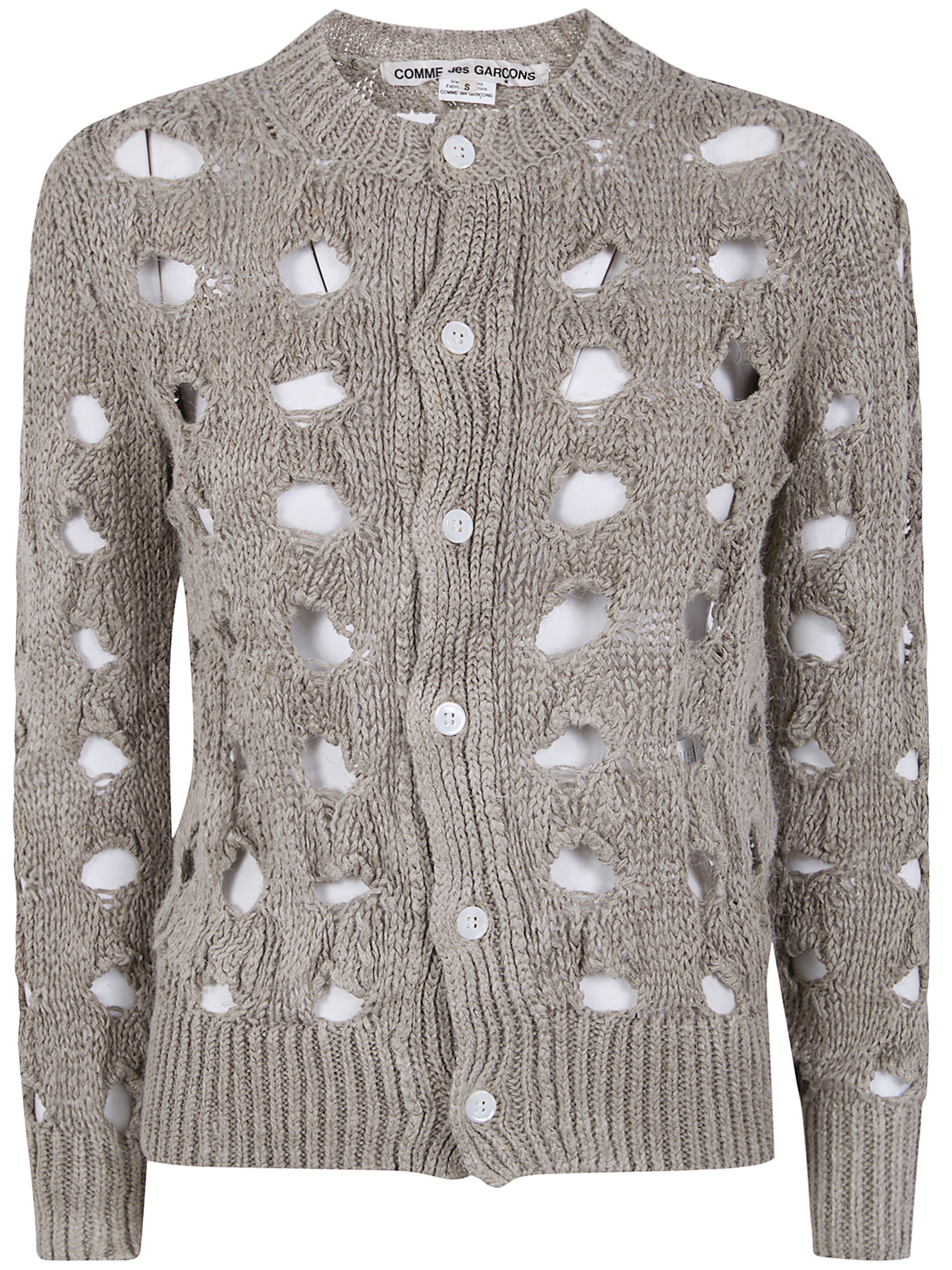 COMME DES GARCONS Round Neck Cardigan