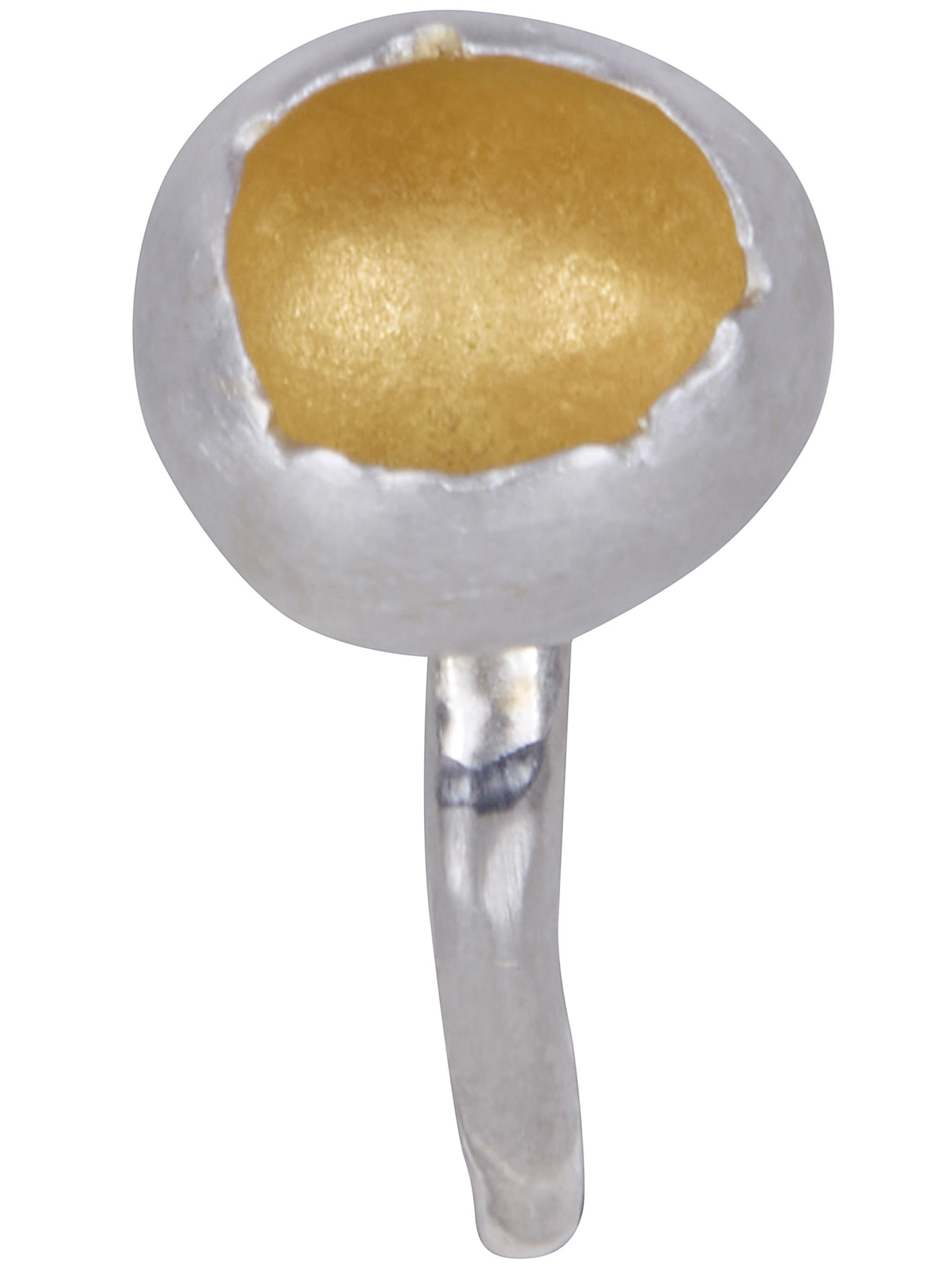 ROSA MARIA "Minoo 3 S Sm Gy" Yellow Gold Plated Ring