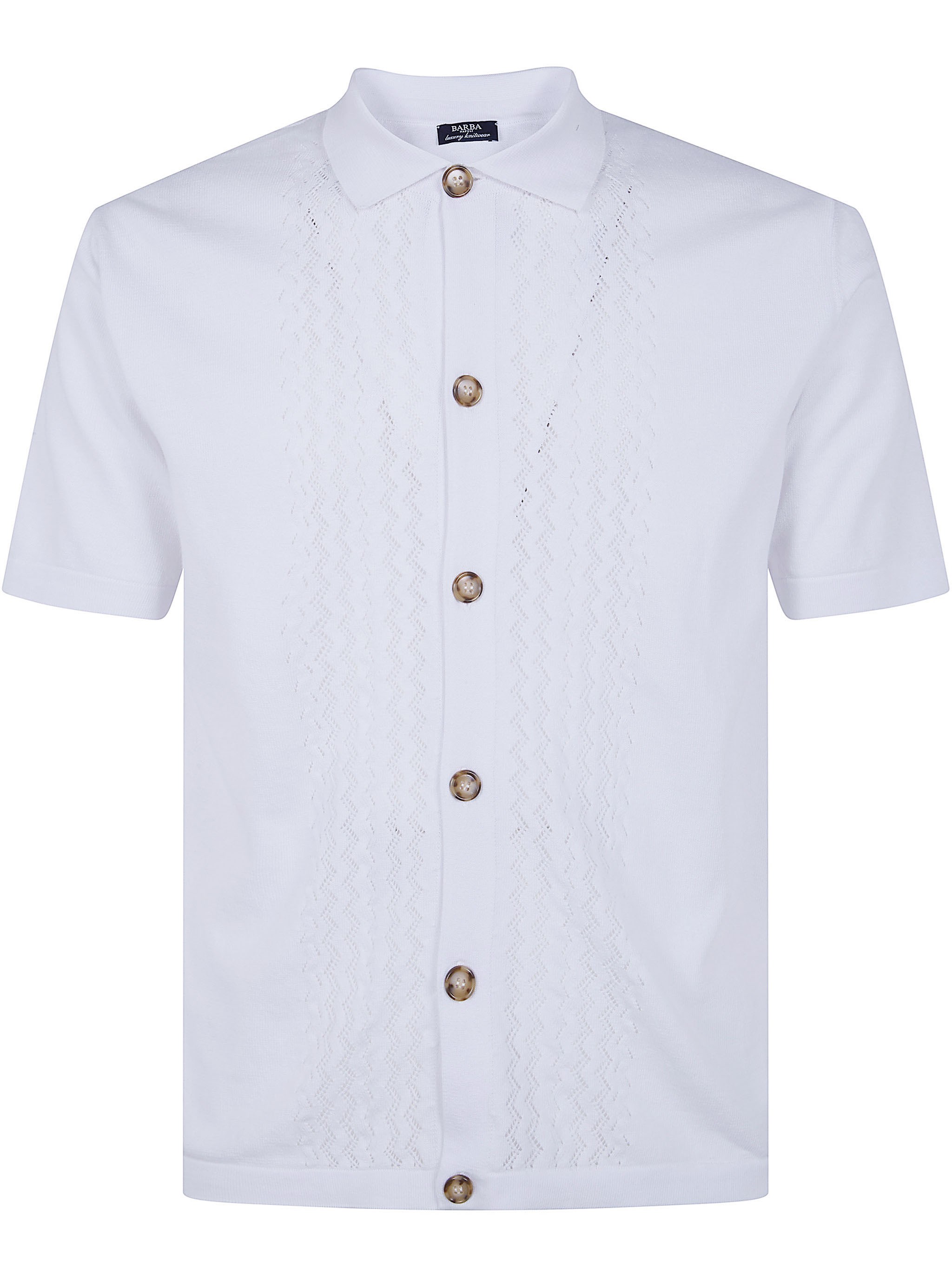 BARBA NAPOLI Cotton Drawn Shirt