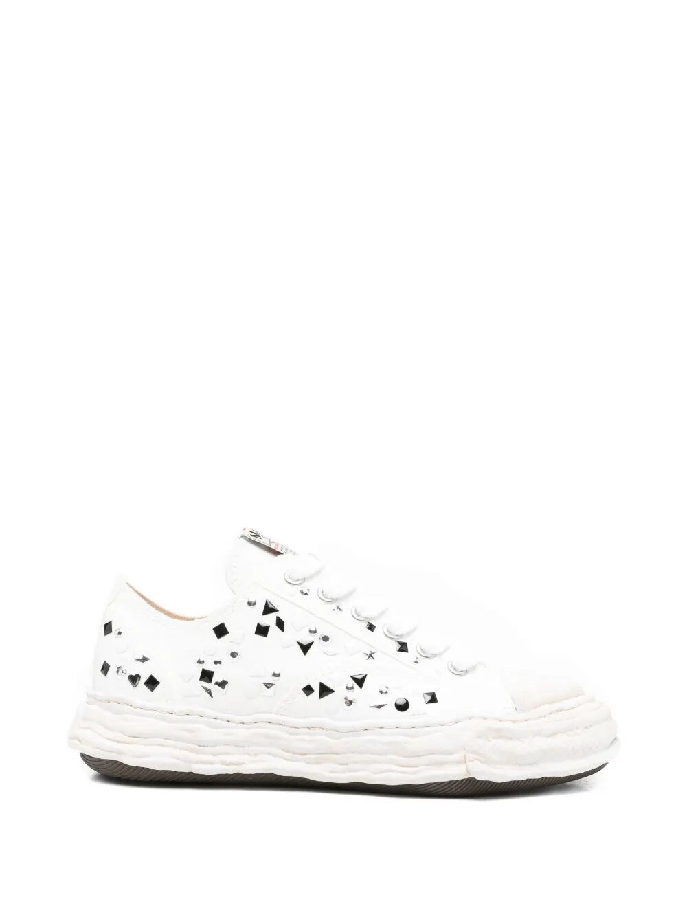 MAISON MIHARA Peterson 23 Original Sole Embellished Canvas Low Top Sne