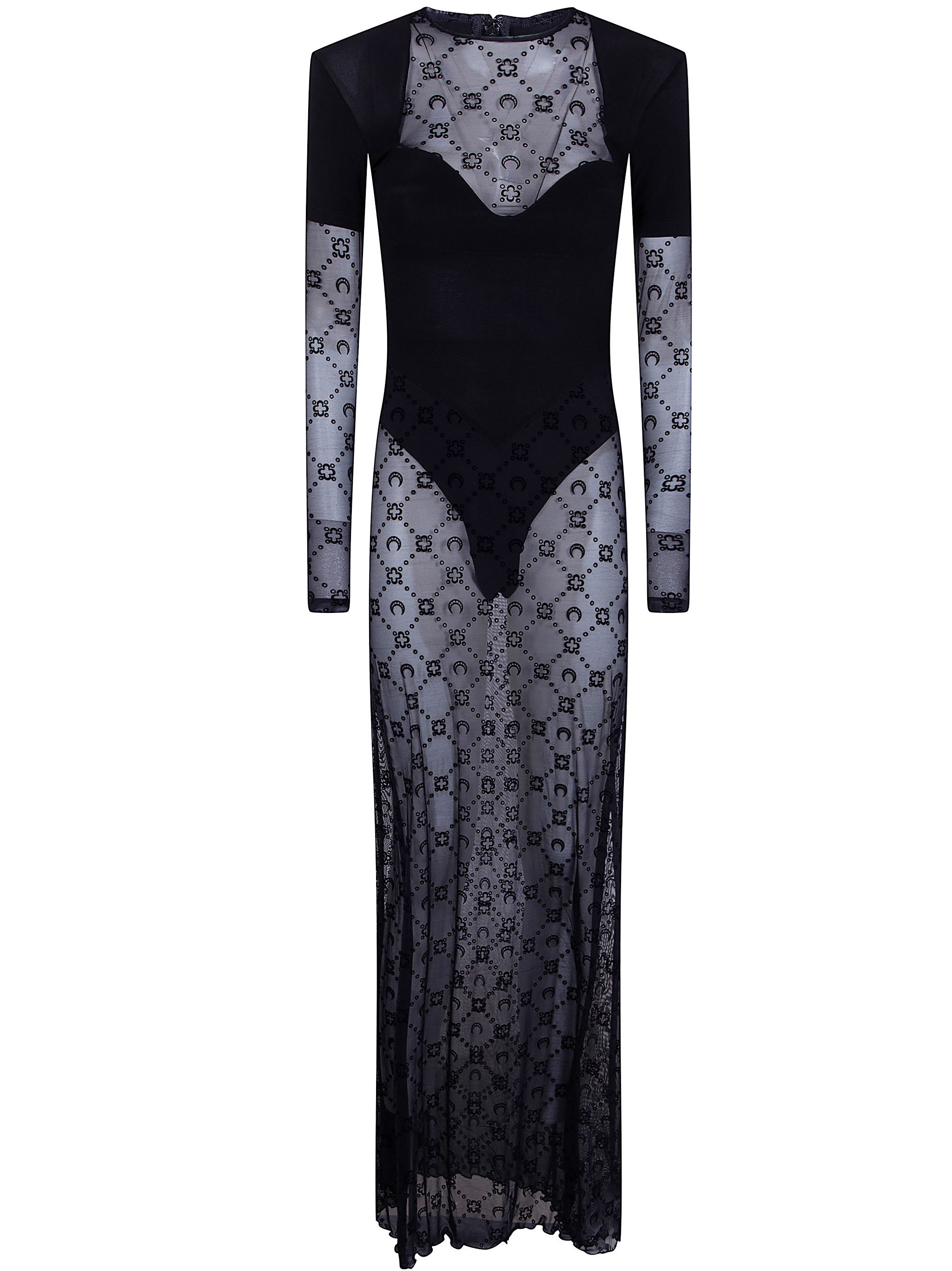 MARINE SERRE Layered Jersey Catsuit