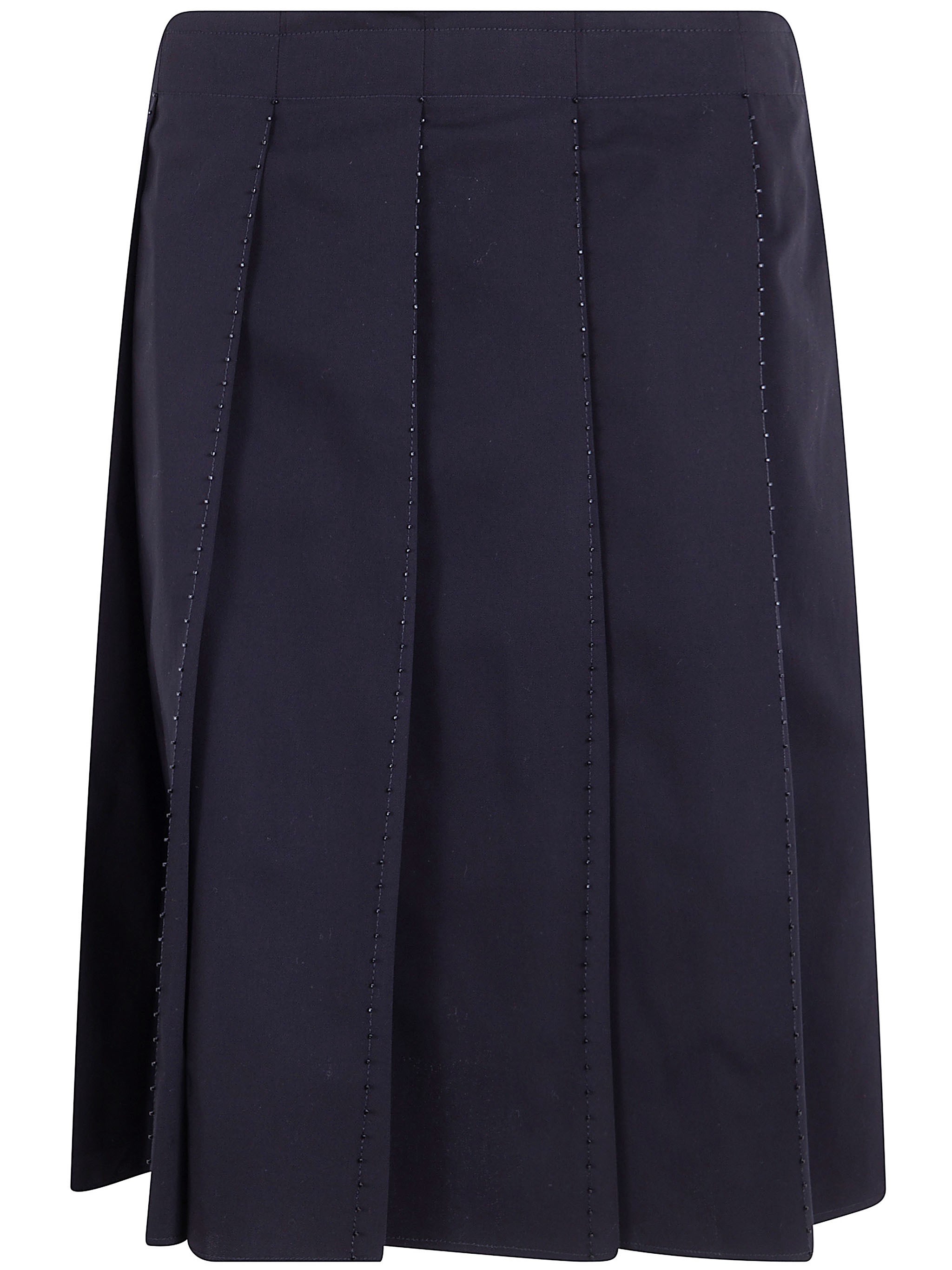TOTEME Beaded Pleat Skirt
