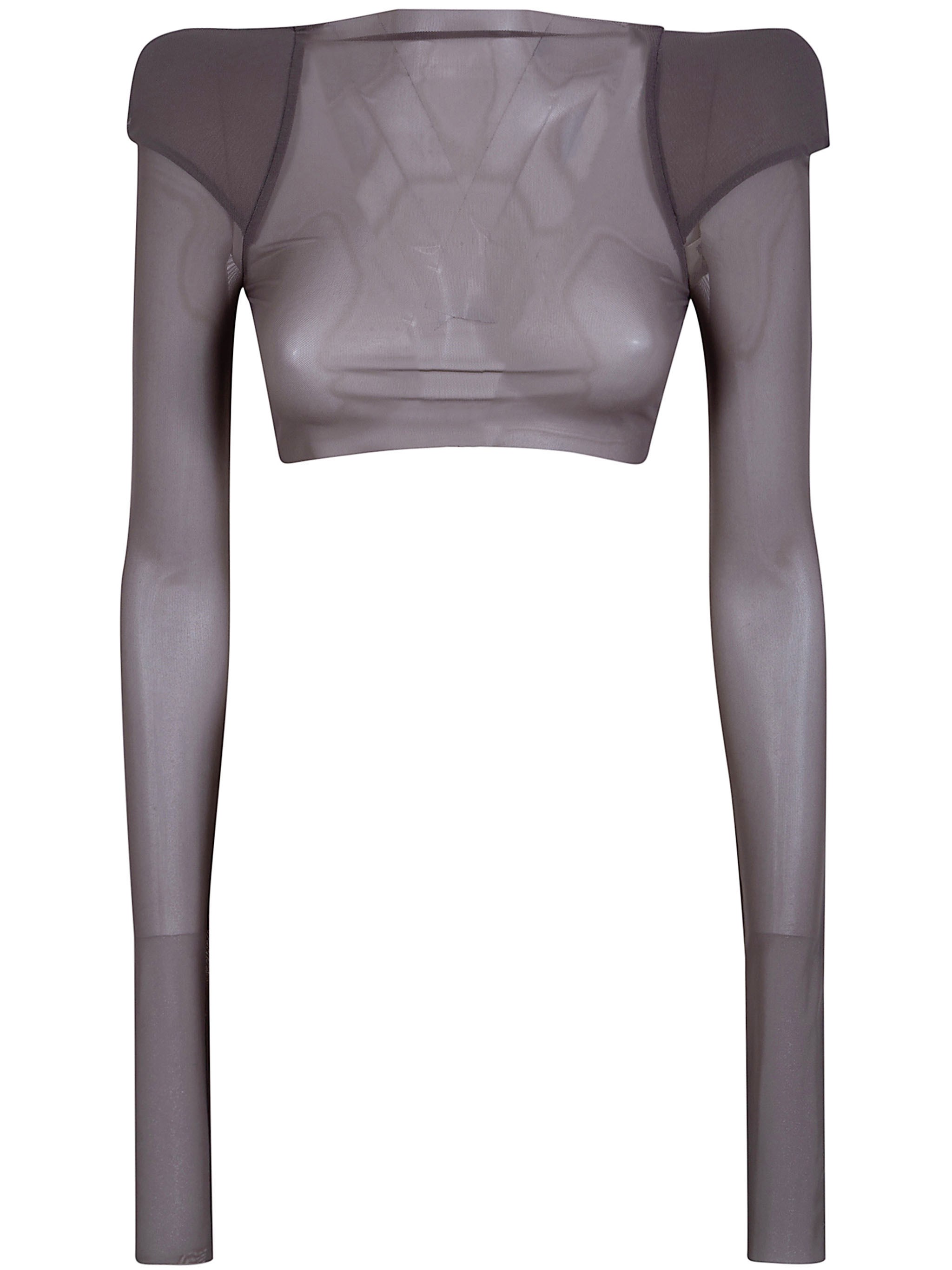 Rick Owens Helm Top T-shirt In Black
