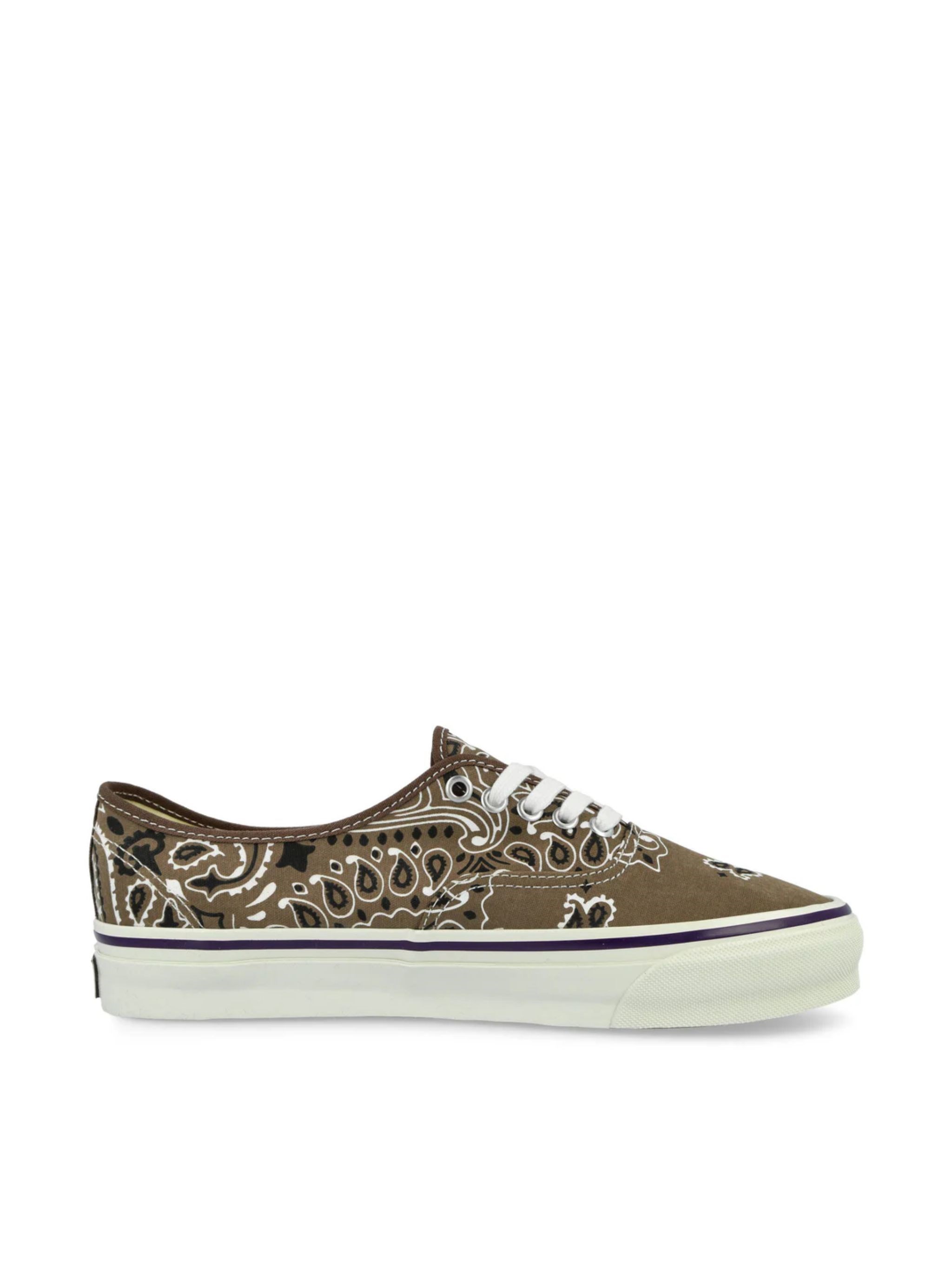 Vans Lx Authentic 44 Houndstooth-pattern Sneakers In Brown