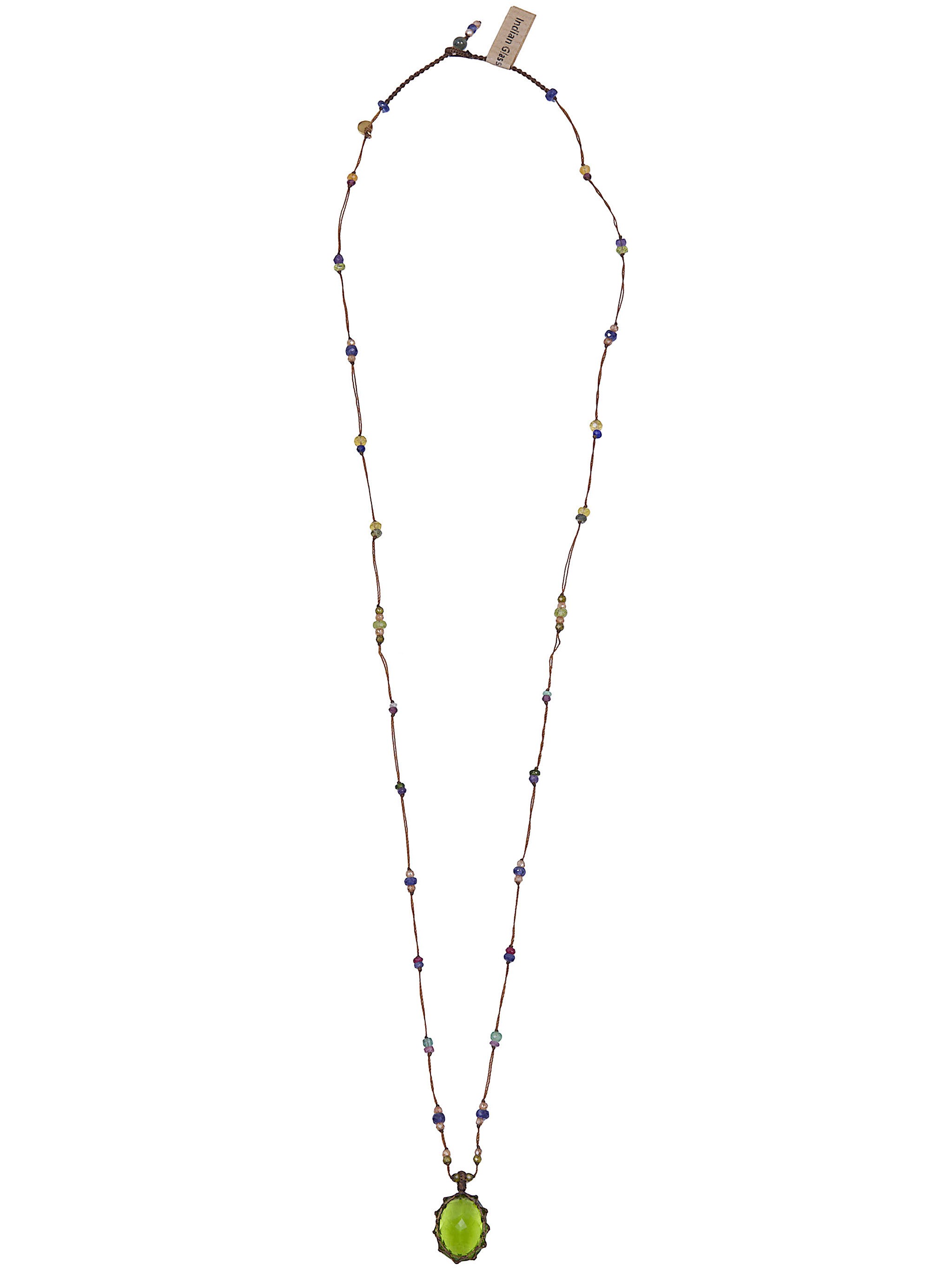 Sharing Long “Tibetan V” Pendant Necklace