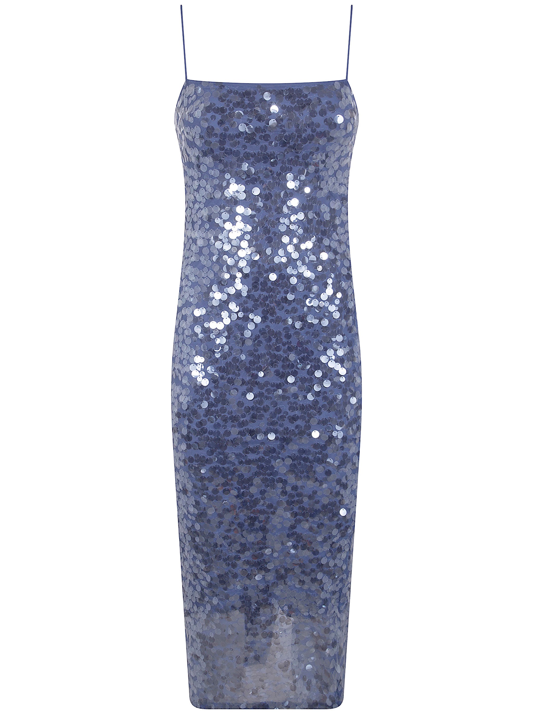 LAUREN RALPH LAUREN Woven "Slip Dress" Midi Dress