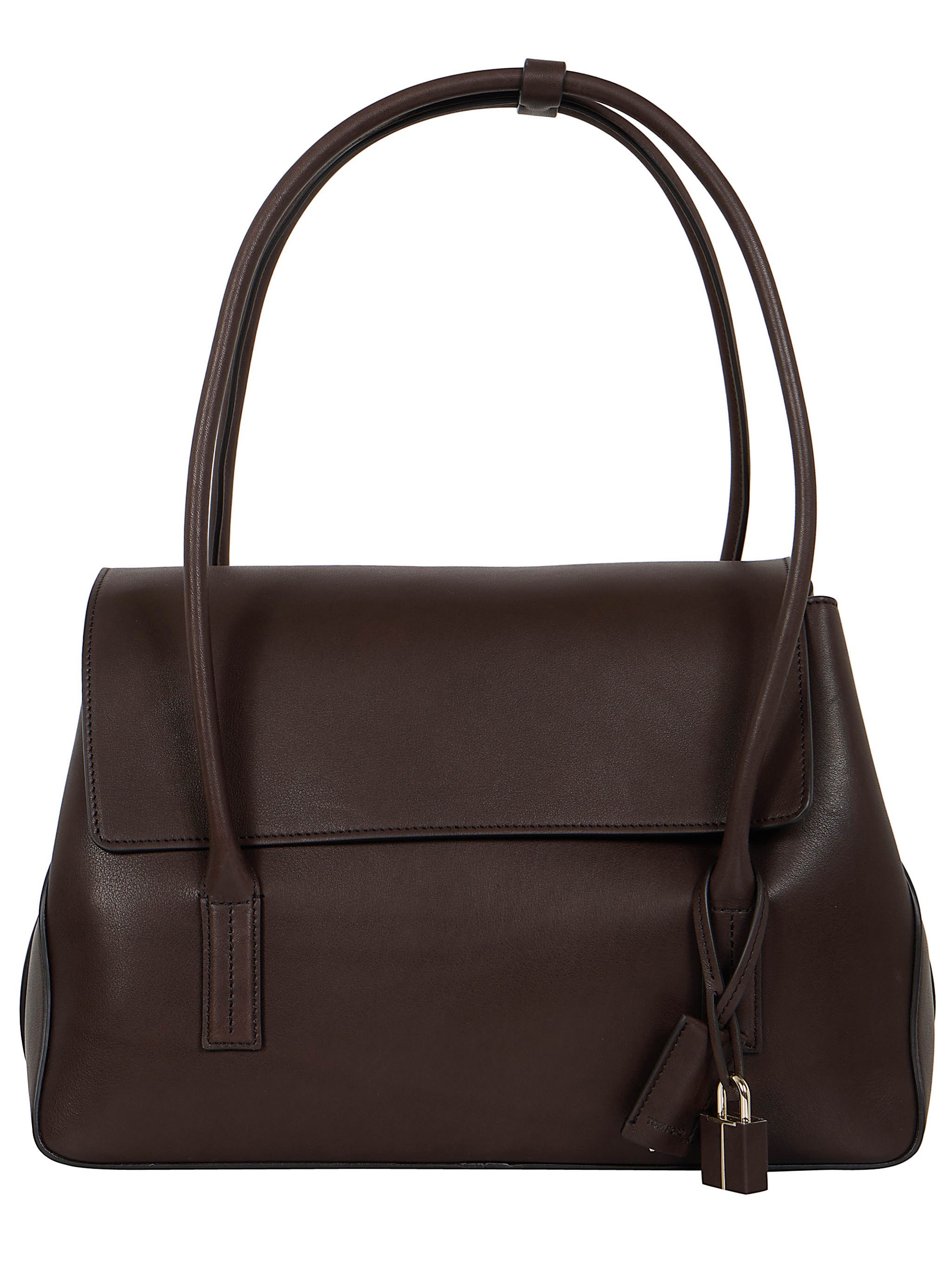 TOM FORD Natural Leather Medium Shoulder Bag