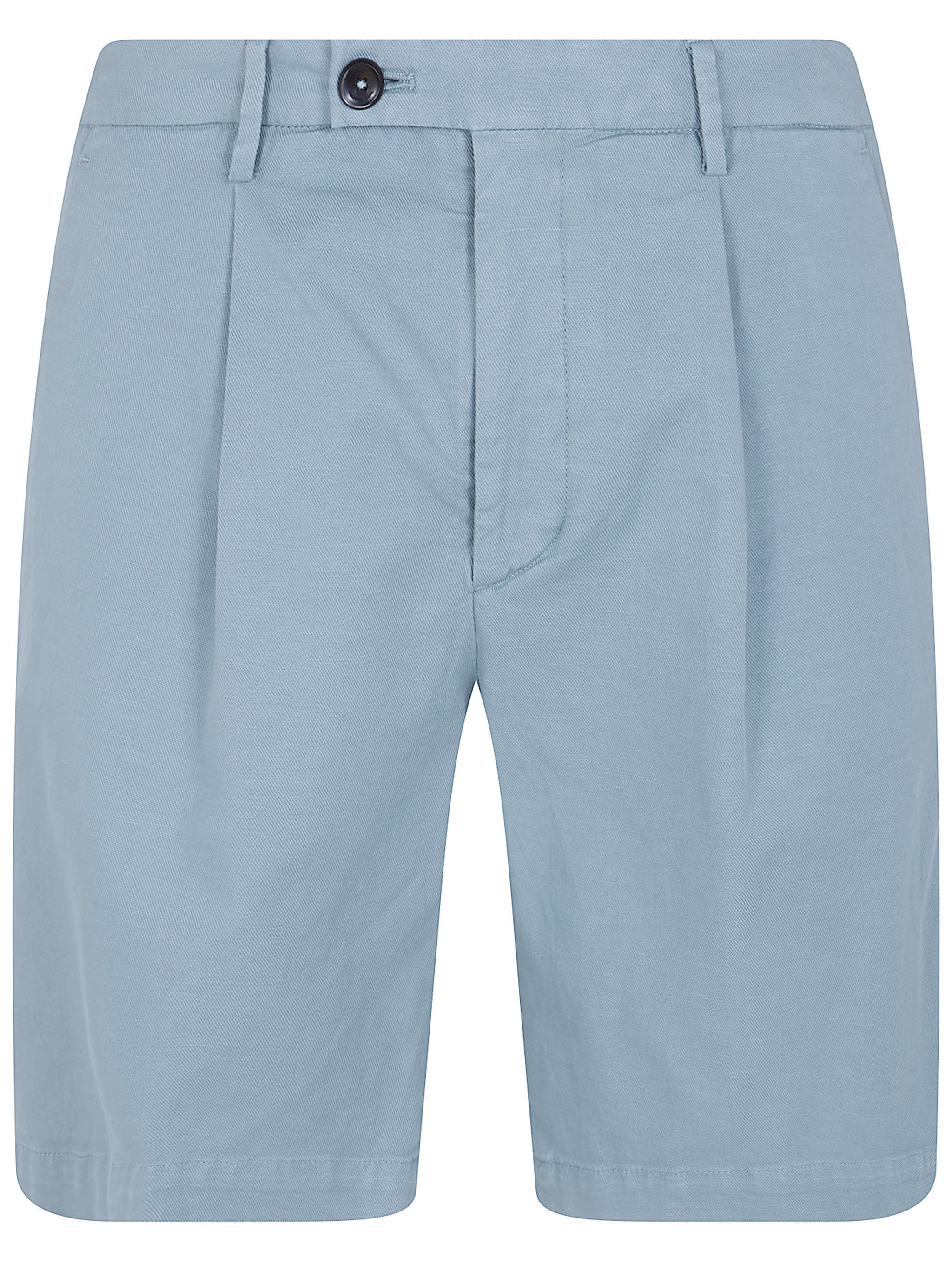 MICHAEL COAL Cotton & Linen Bermuda Trousers