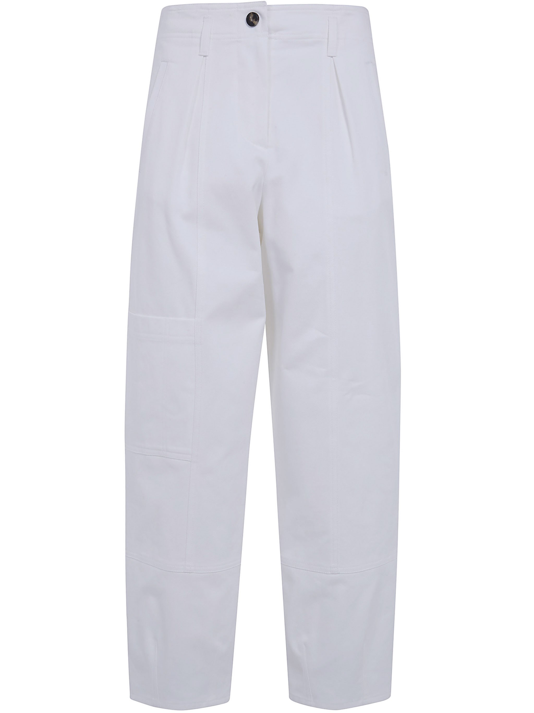 MAX MARA "Bautta" Cotton Bull Barrel Leg Trousers　MAX MARA "Bautta" コットン ブル バレル レッグ トラウザーズ MAX