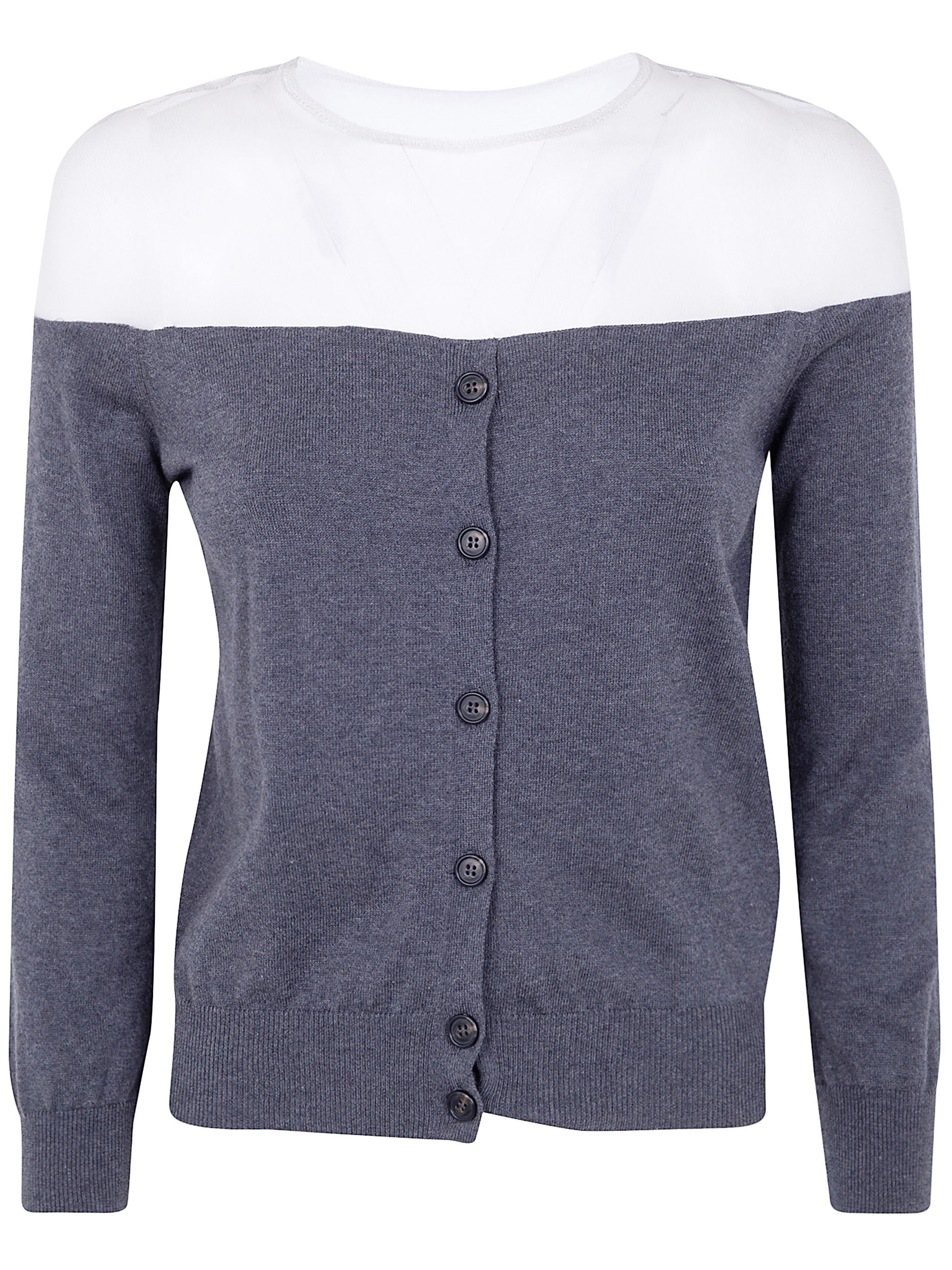 MM6 Nacket Shoulders Cardigan