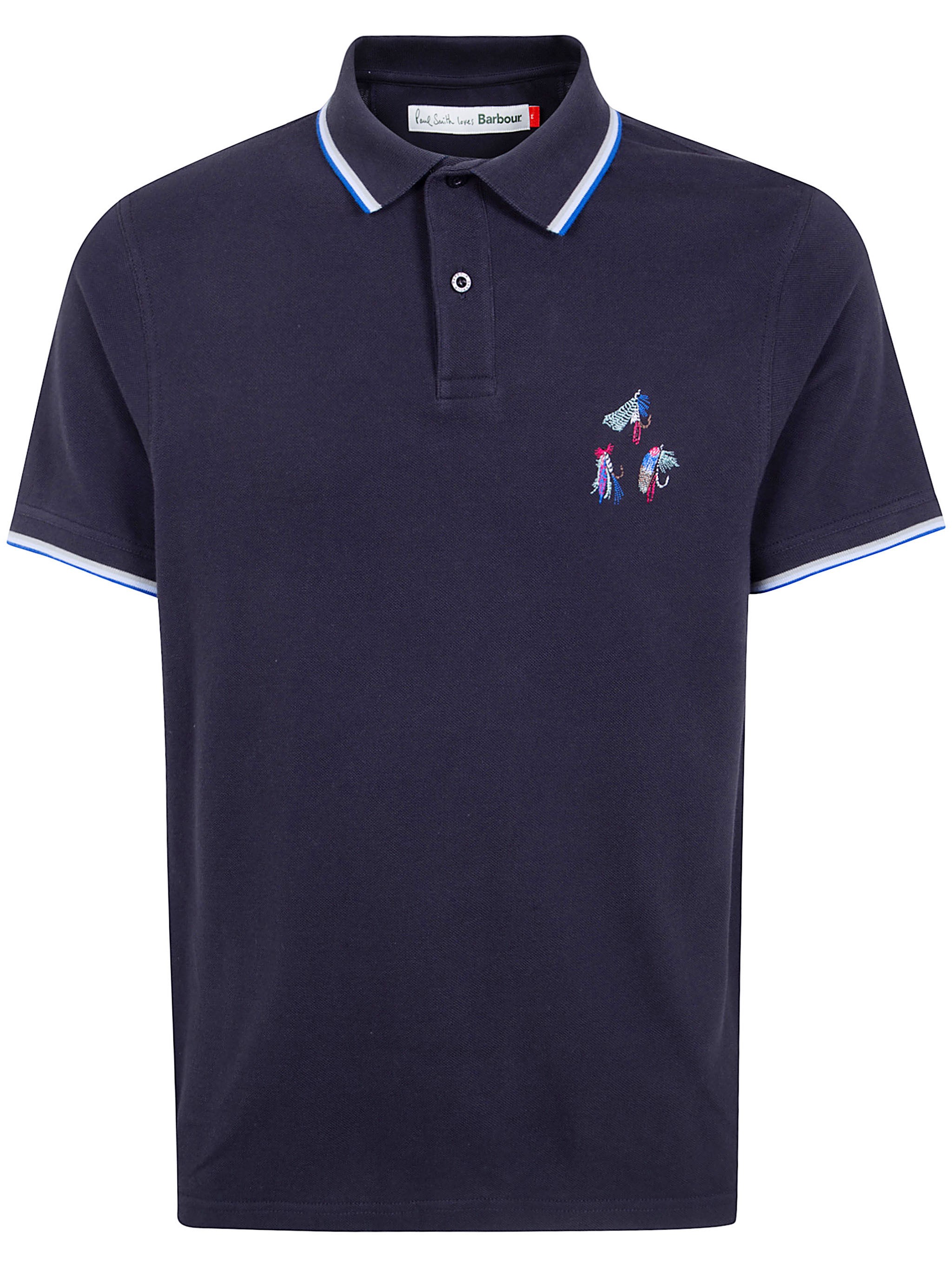 Barbour X Paul Smith "" Polo In Blue