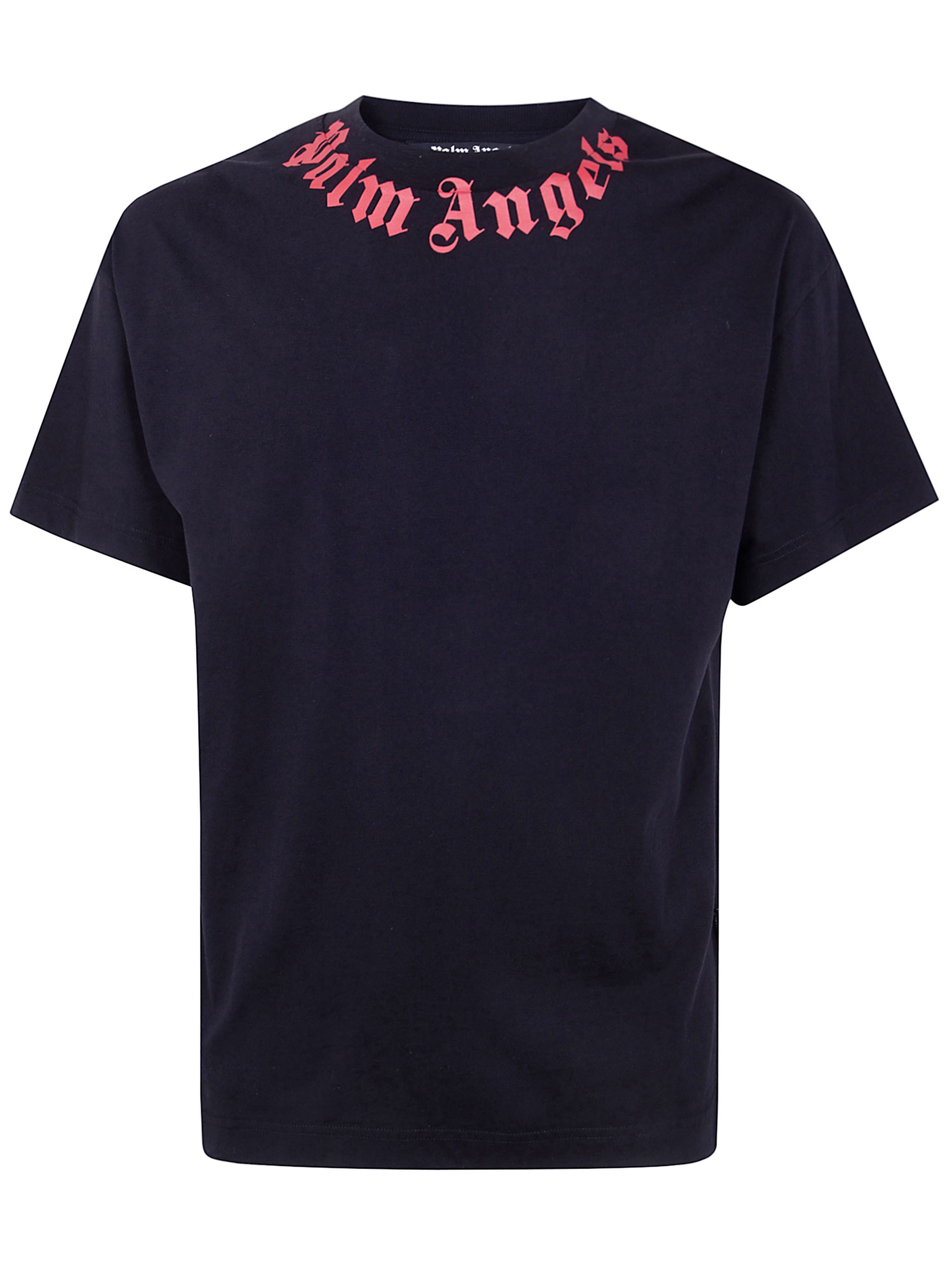PALM ANGELS Neck Logo Regular Tee　PALM ANGELS ネックロゴレギュラーTシャツ PALM