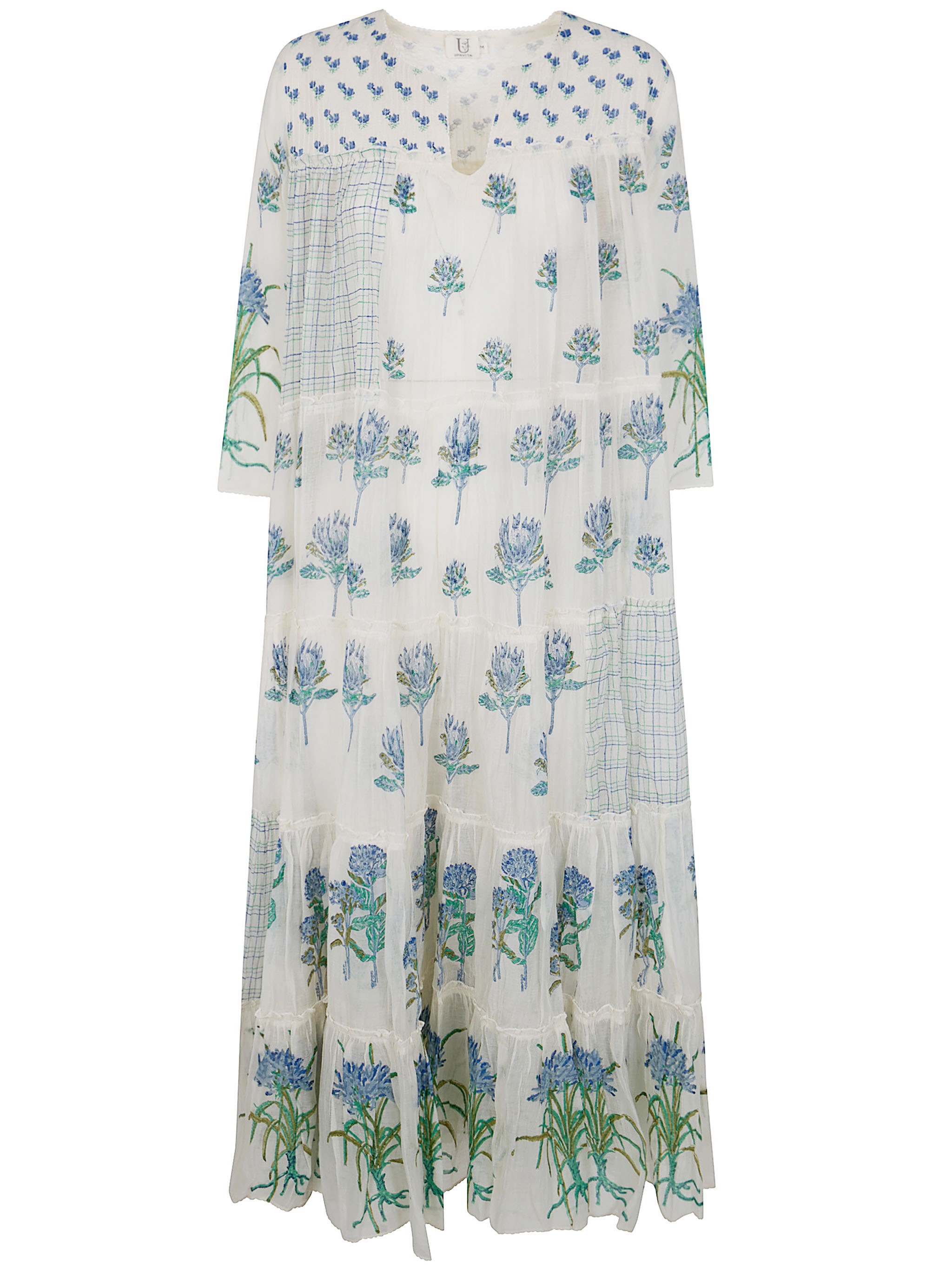 UPAVITA Dress 3/4 Sleeves Midi
