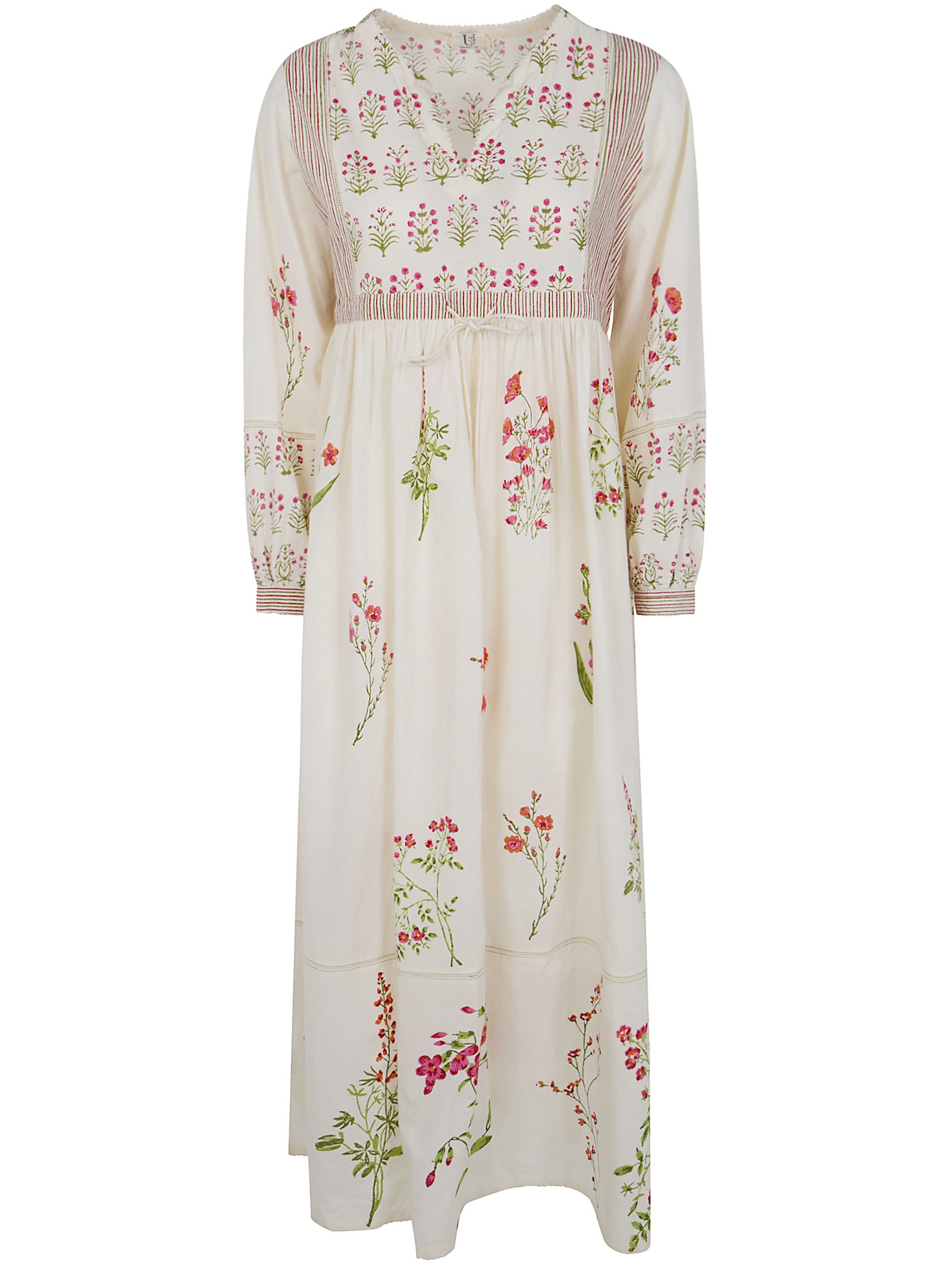 UPAVITA Dress 3/4 Sleeves Midi Dress