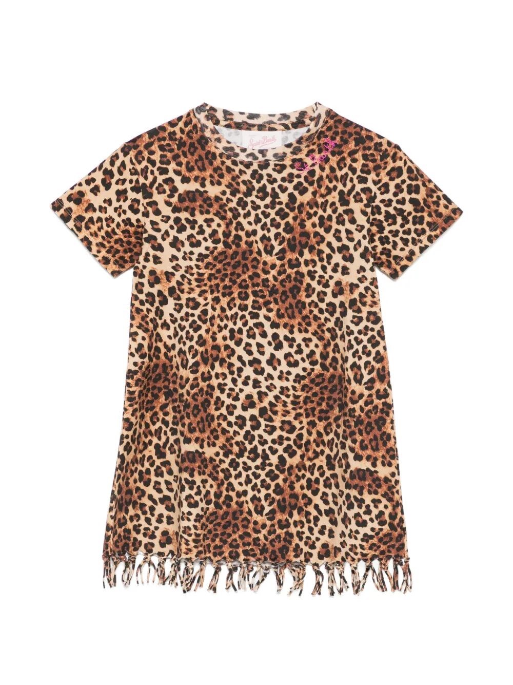 MC2 SAINT BARTH KIDS Dress Leopard Print "Abbey"